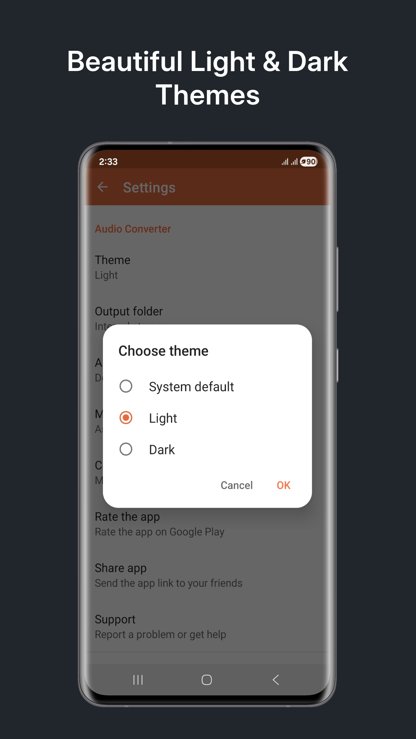 اسکرین شات 8 برنامه Audio Converter (MP3 AAC OPUS)