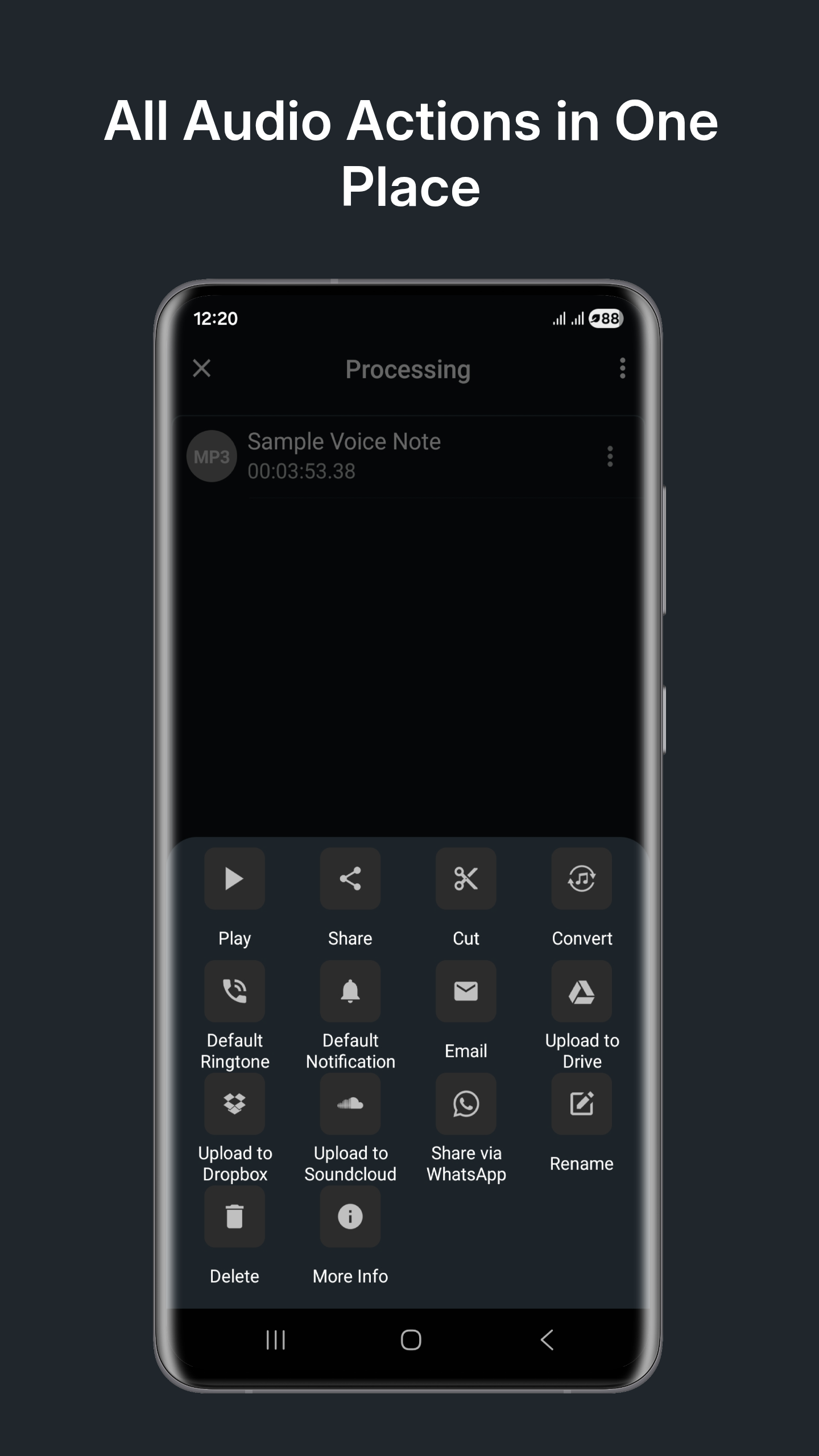 اسکرین شات 8 برنامه MP3 Cutter & Ringtone Maker