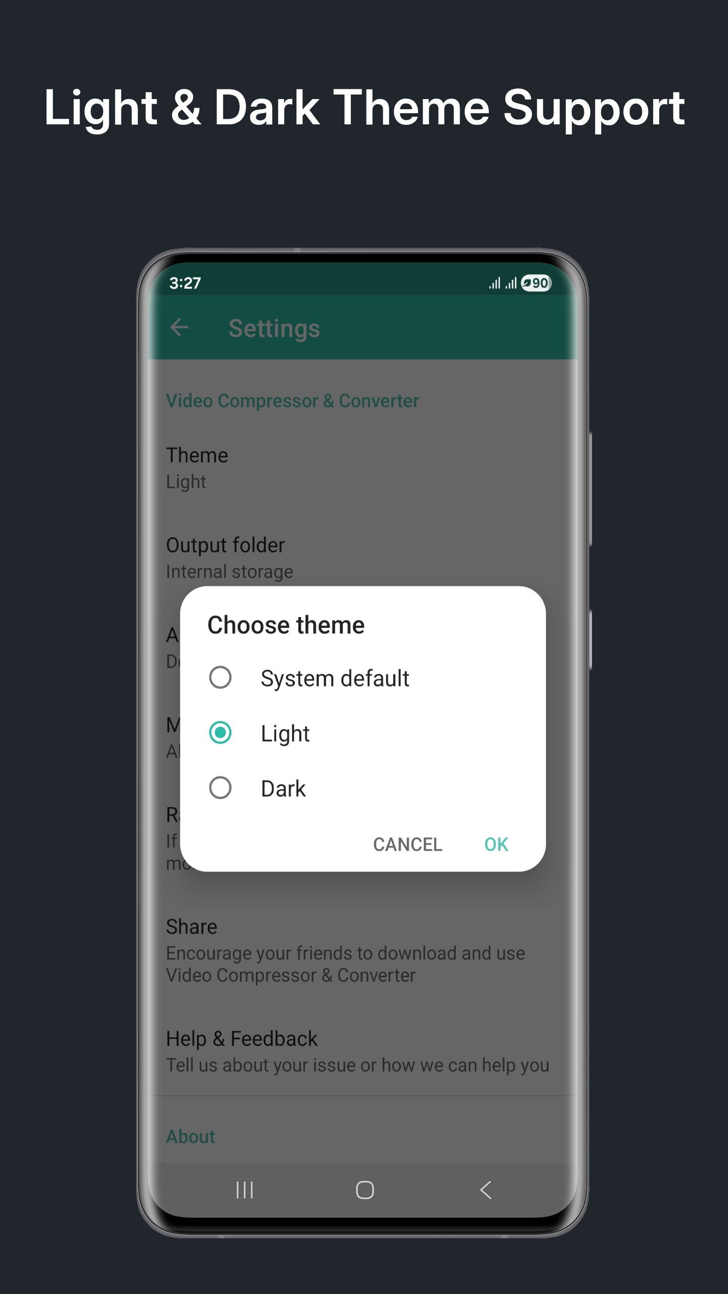 اسکرین شات 6 برنامه Video Compressor & Converter