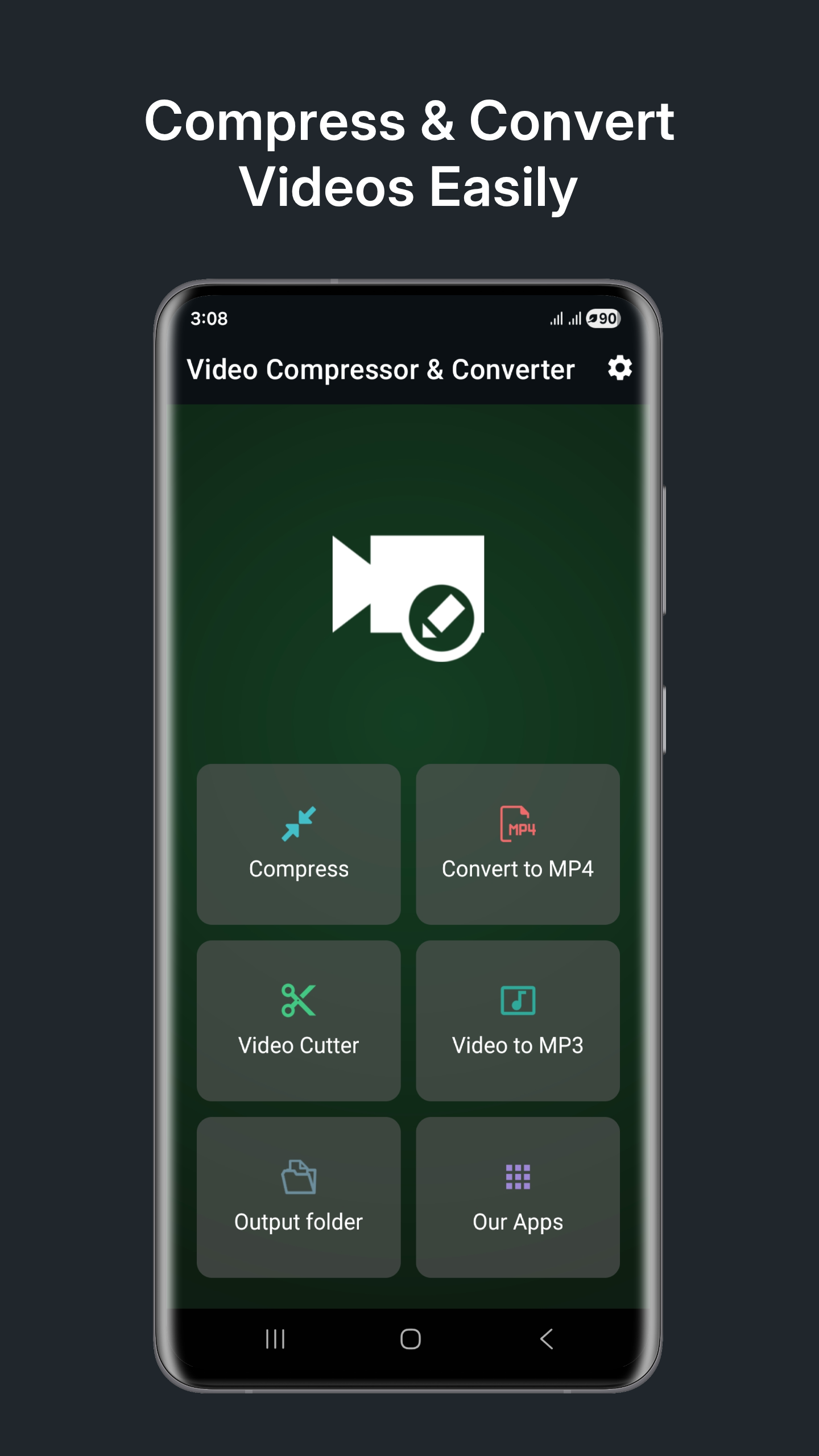 اسکرین شات 1 برنامه Video Compressor & Converter