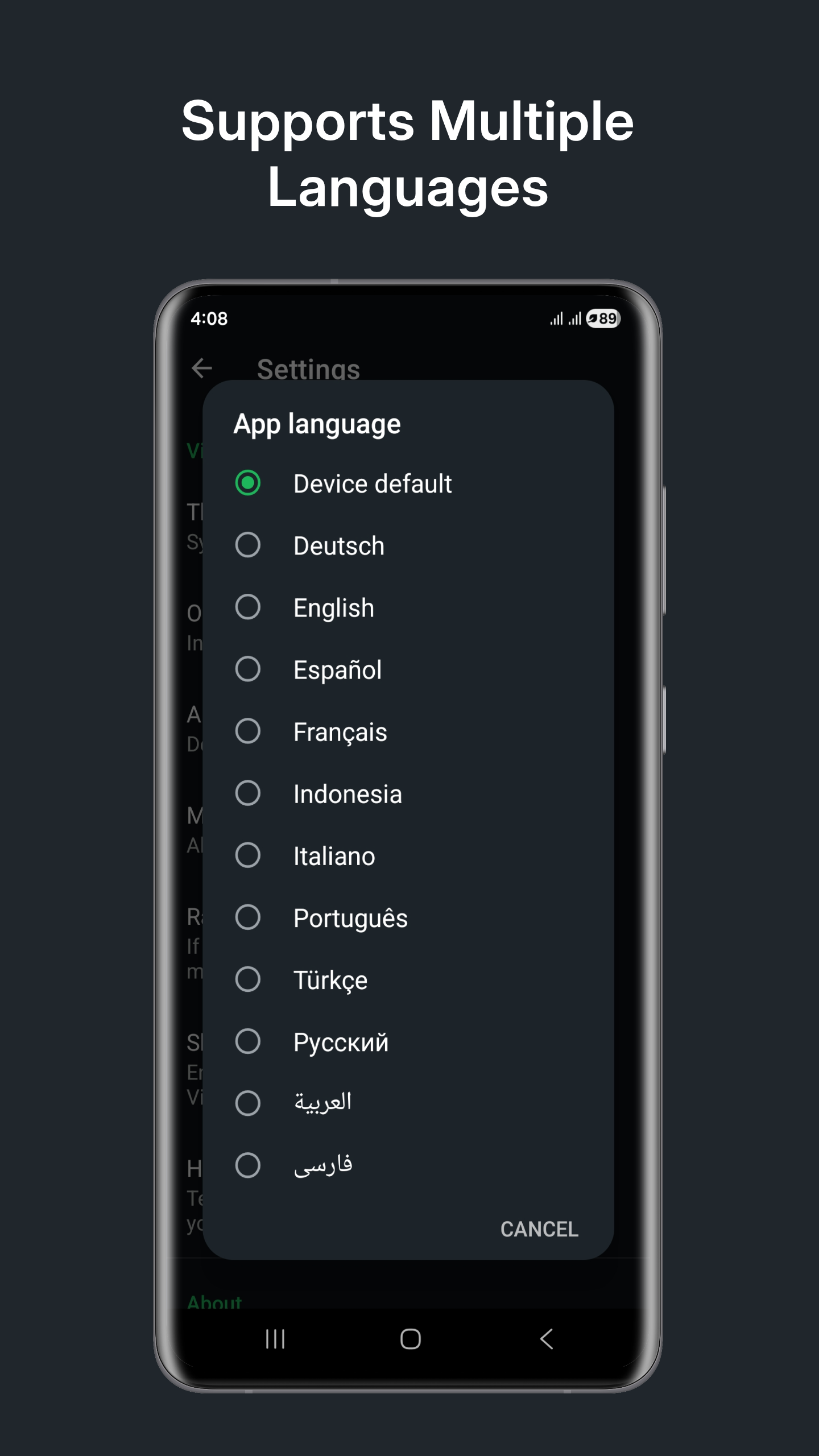 اسکرین شات 6 برنامه Video to Audio Converter