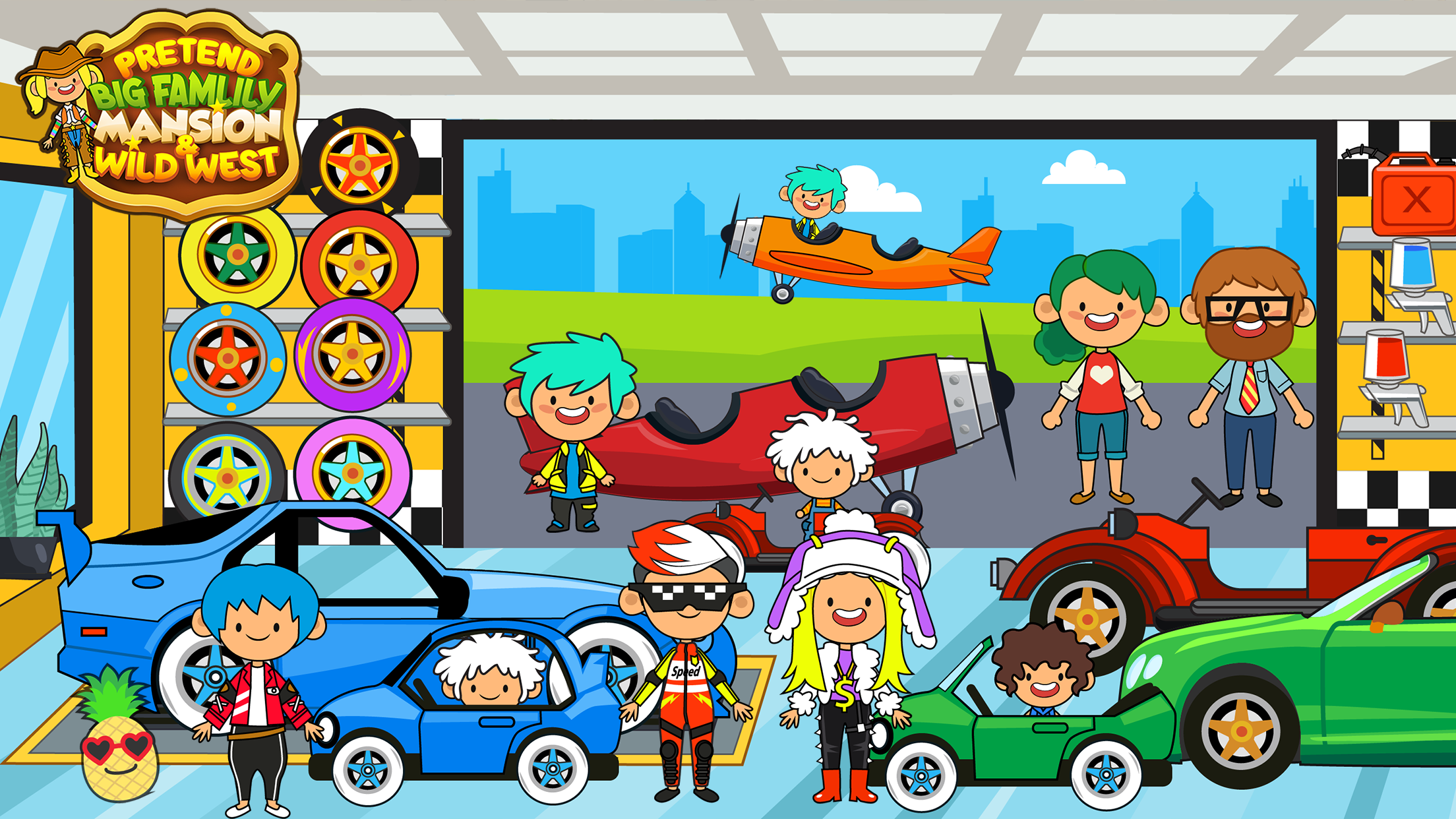 اسکرین شات 5 بازی My Pretend Family Mansion