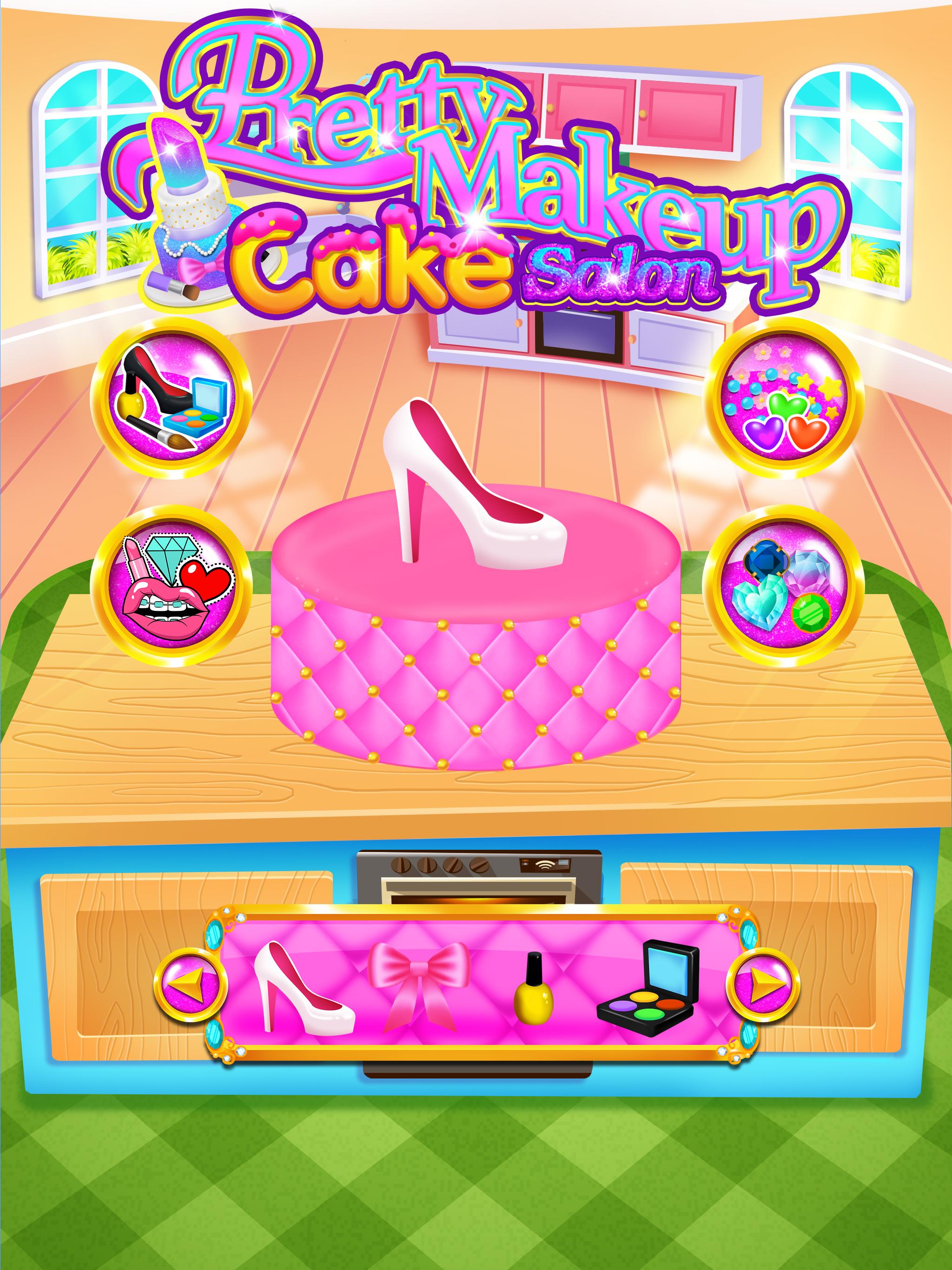 اسکرین شات 5 بازی Pretty Makeup Cake Salon Games