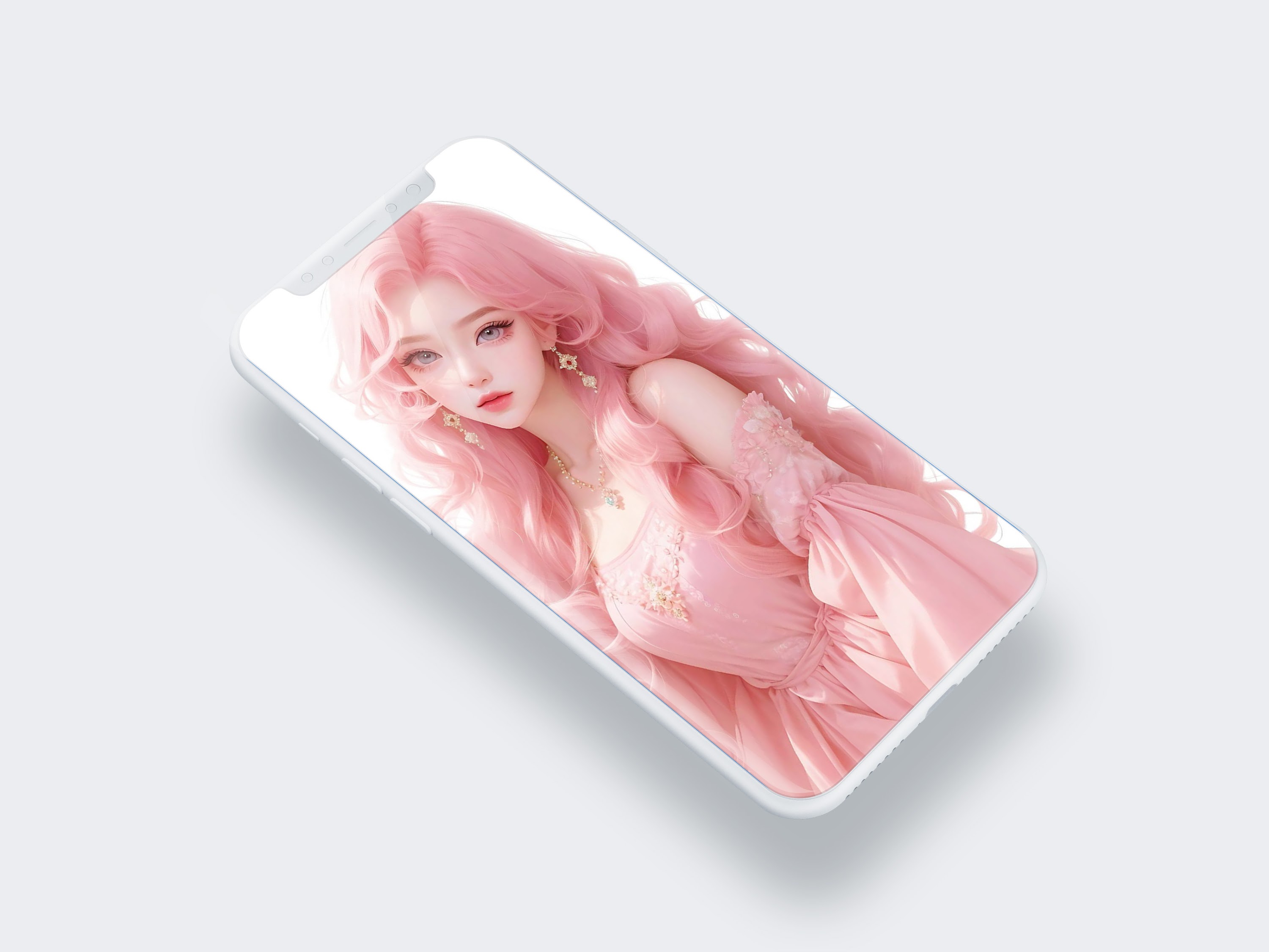 اسکرین شات 8 برنامه Cute Doll Wallpaper