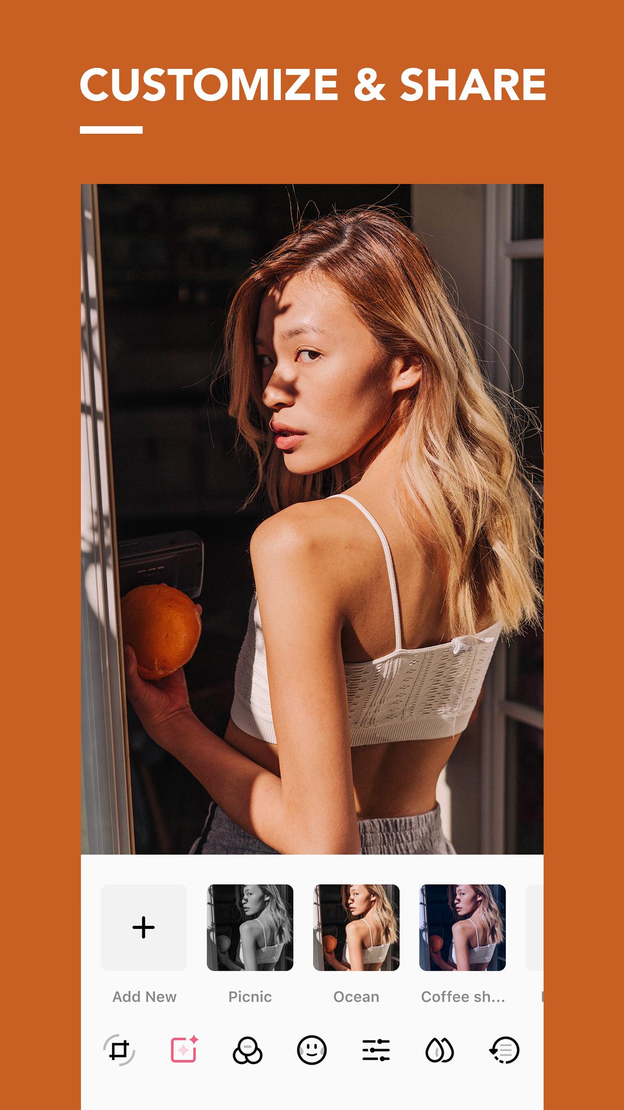 اسکرین شات 1 برنامه Pomelo Camera – Photo editor &