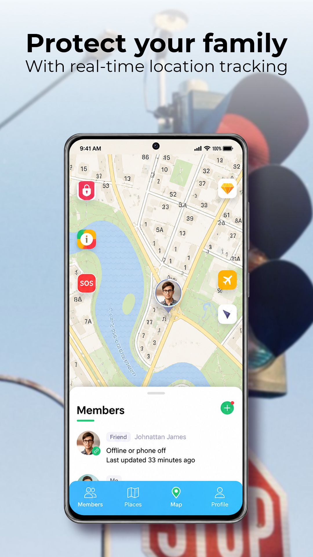اسکرین شات 3 برنامه Be Closer: GPS Family Location