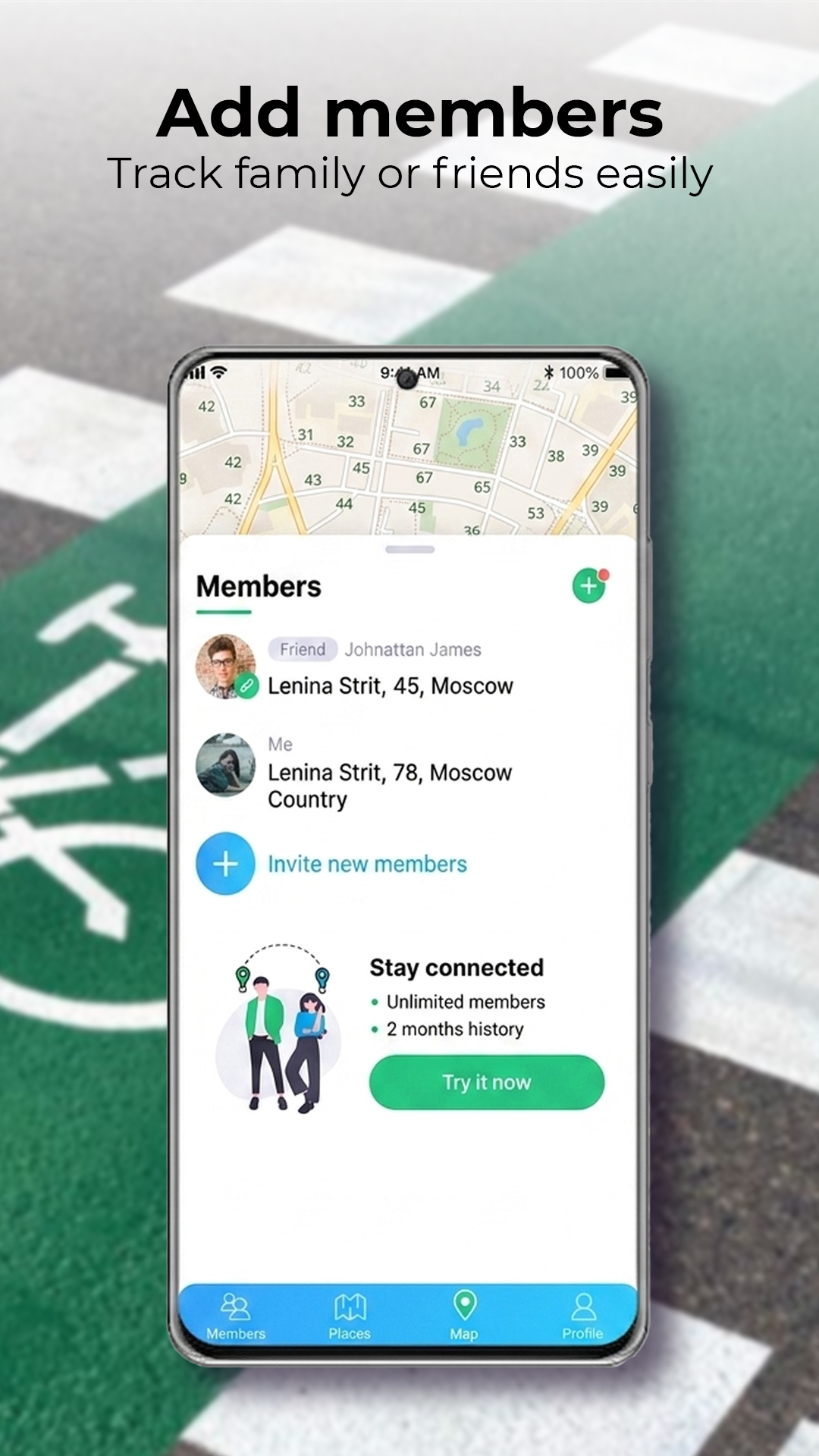اسکرین شات 6 برنامه Be Closer: GPS Family Location