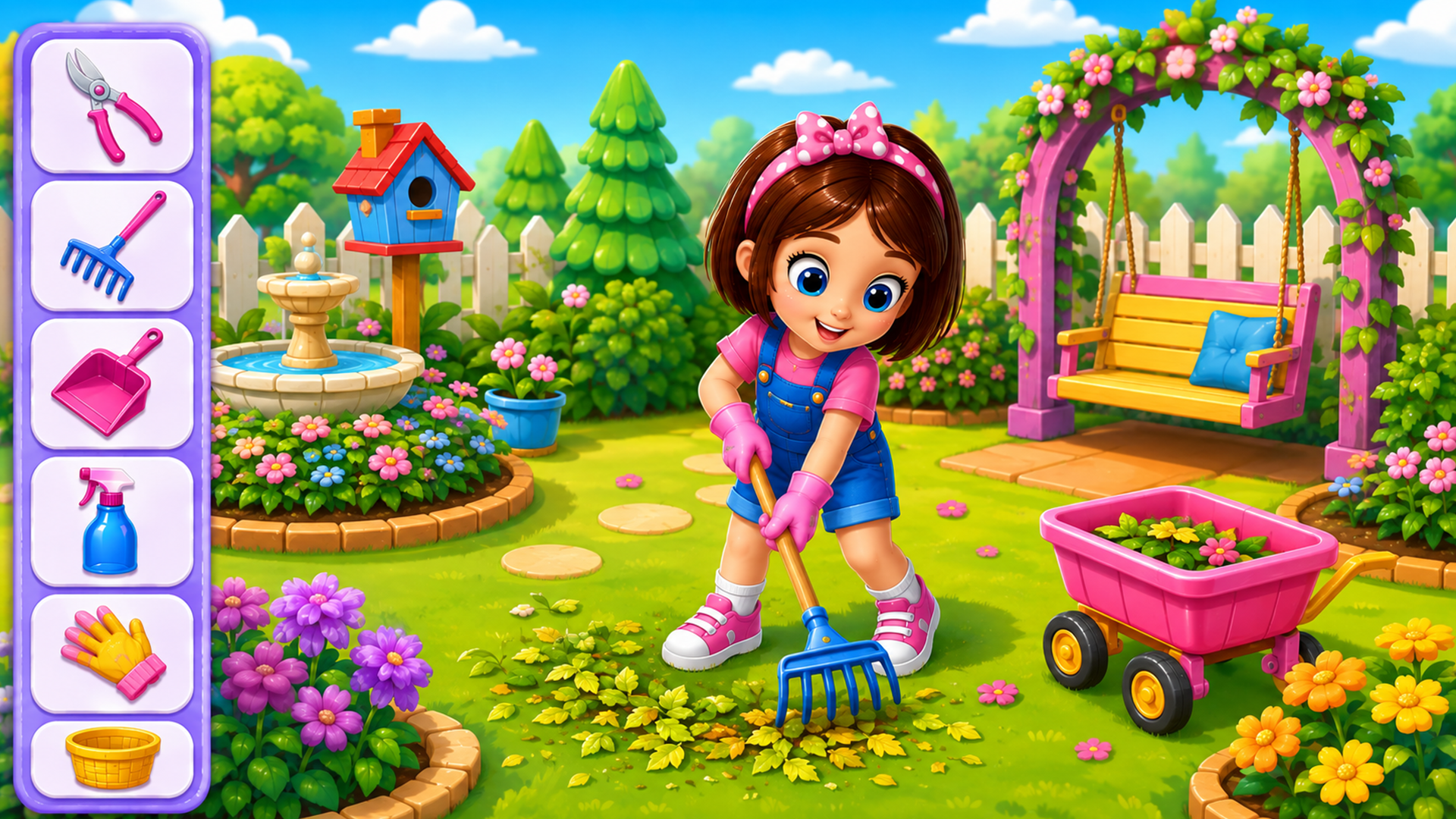 اسکرین شات 4 برنامه Baby princess home clean game