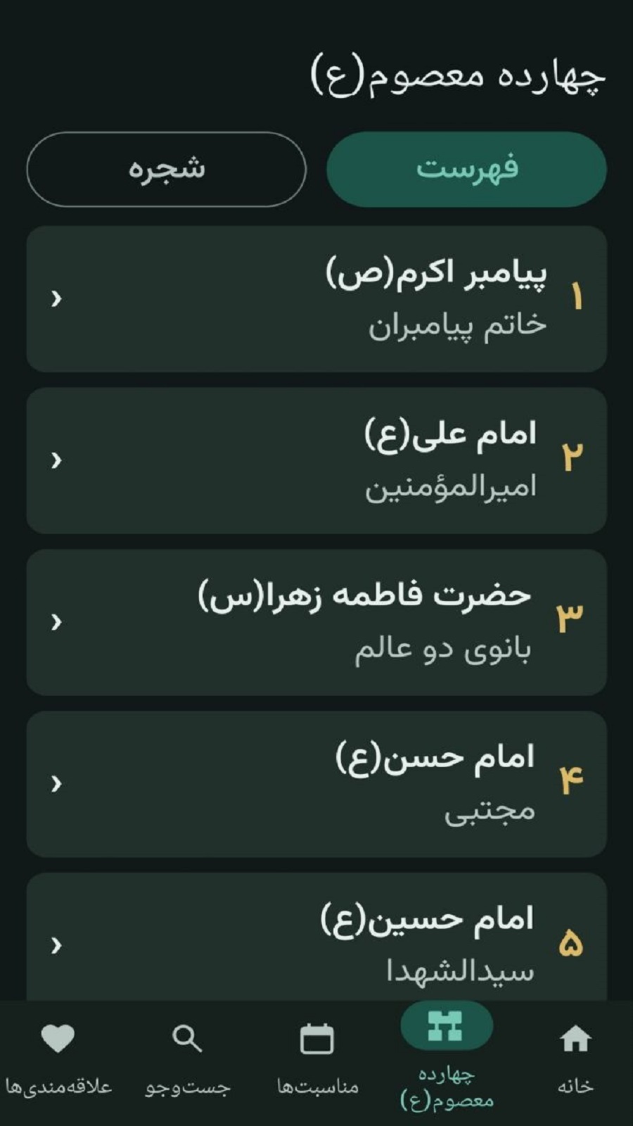 اسکرین شات 3 برنامه شمسیمین