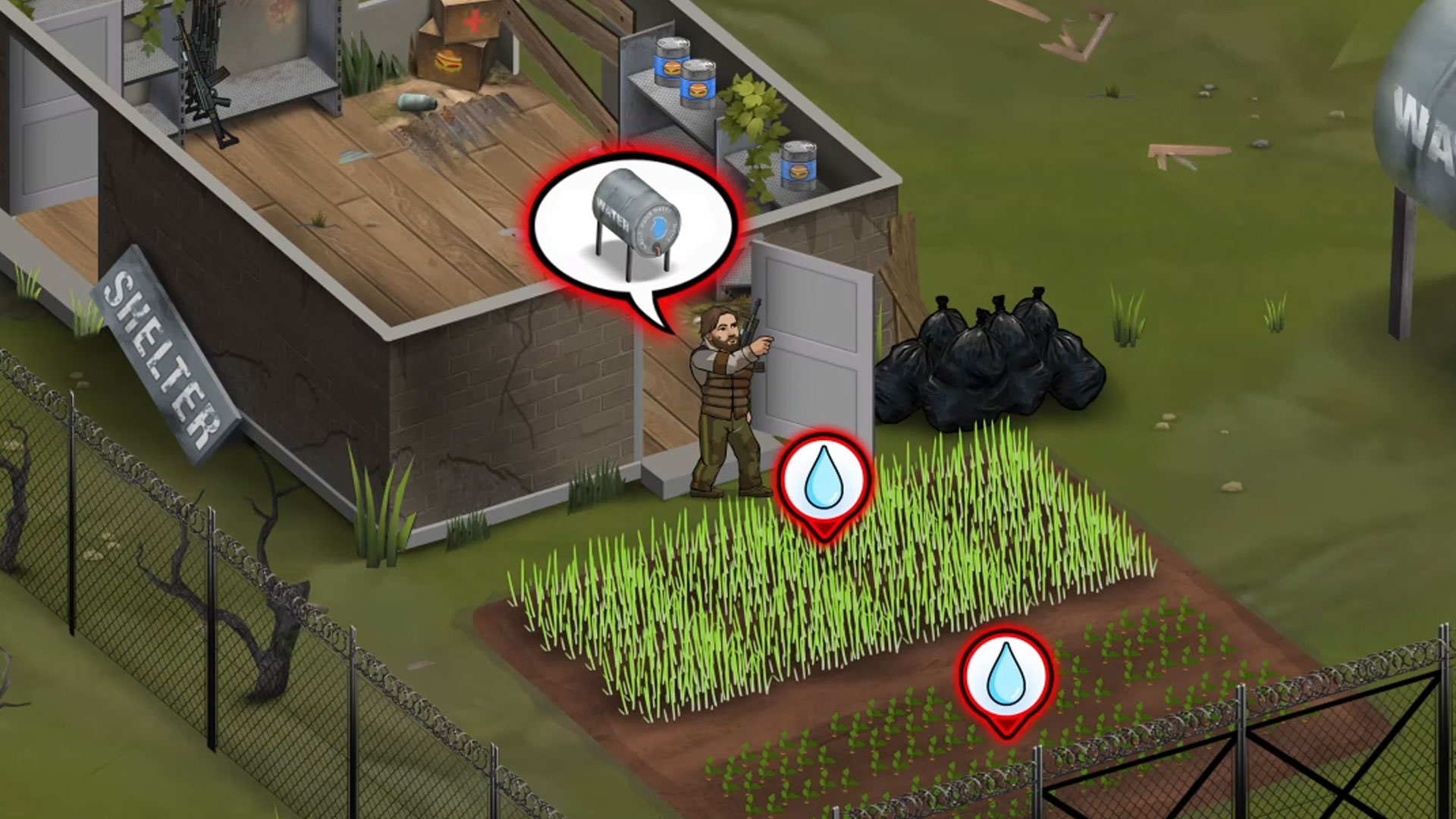 اسکرین شات 4 بازی Zero City: Base building games