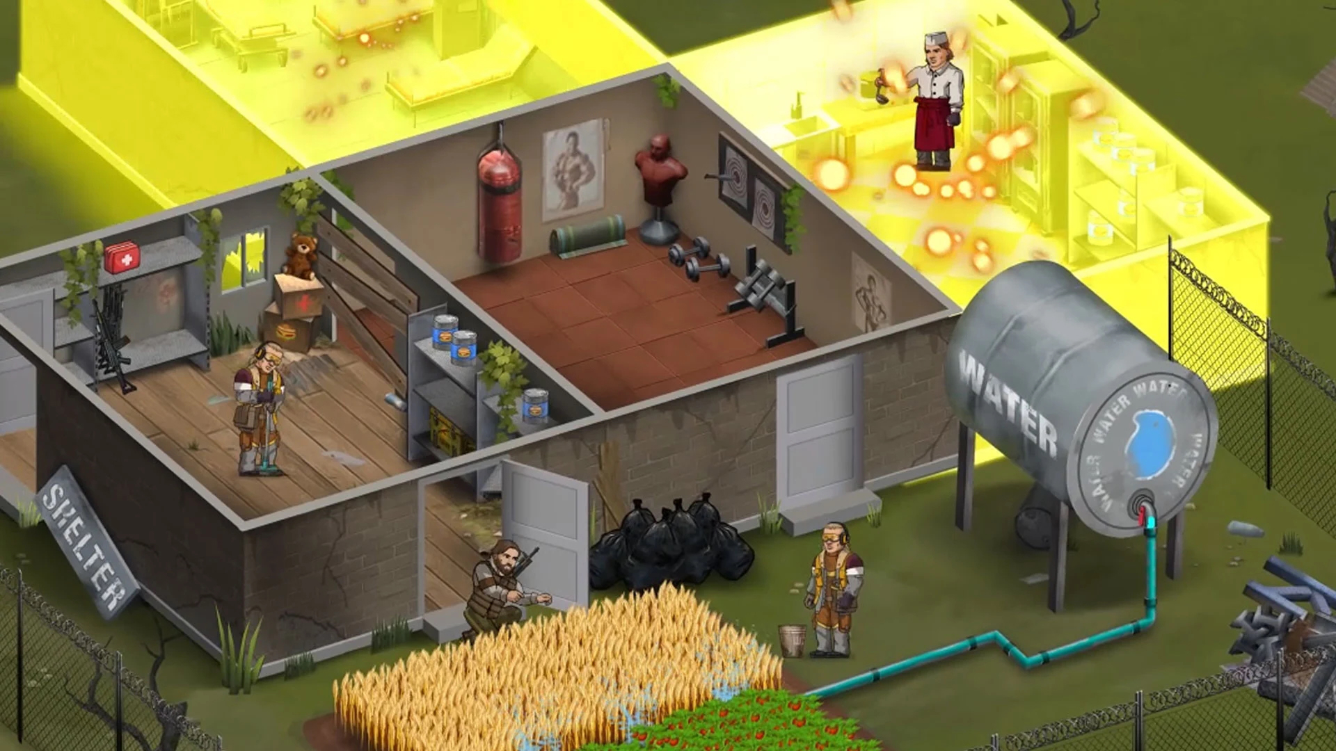 اسکرین شات 5 بازی Zero City: Base building games