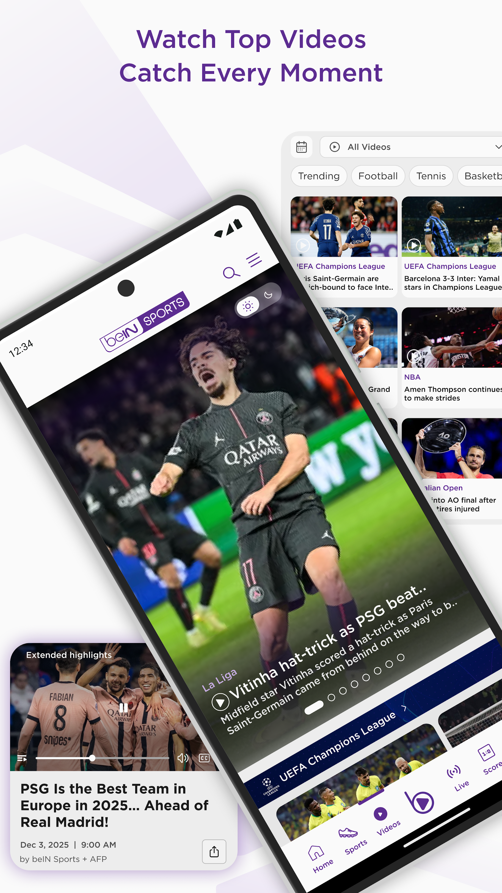 اسکرین شات 3 برنامه beIN SPORTS