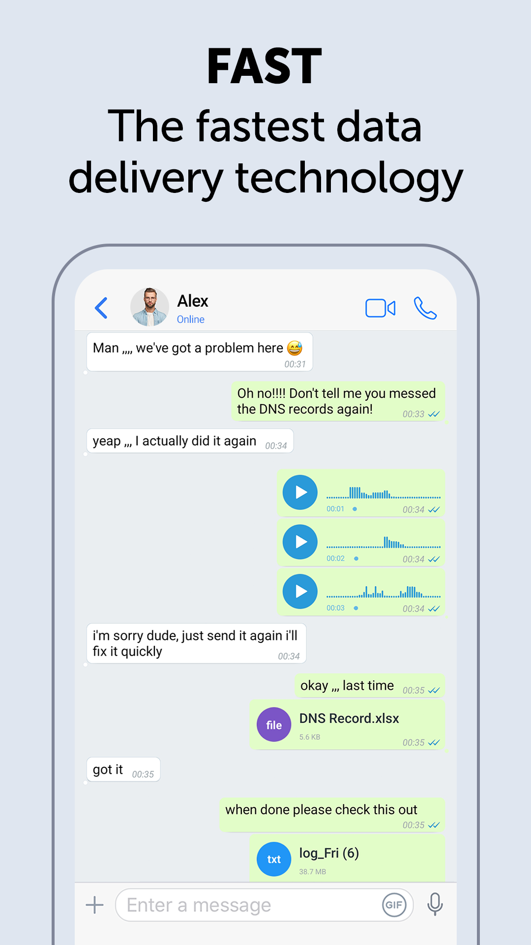 اسکرین شات 2 برنامه Zangi - Private Messenger