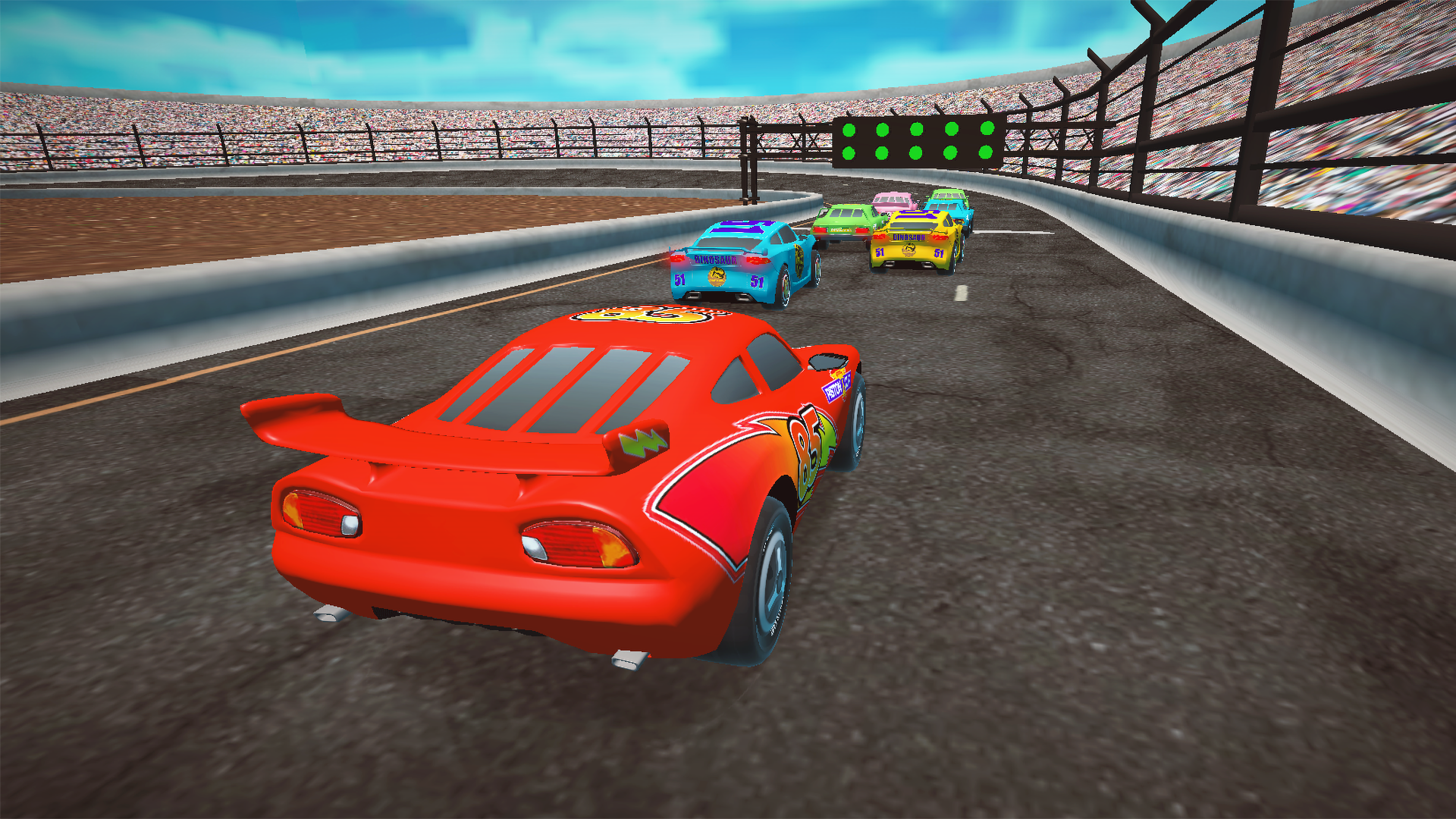 اسکرین شات 3 بازی Super Kids Car Racing