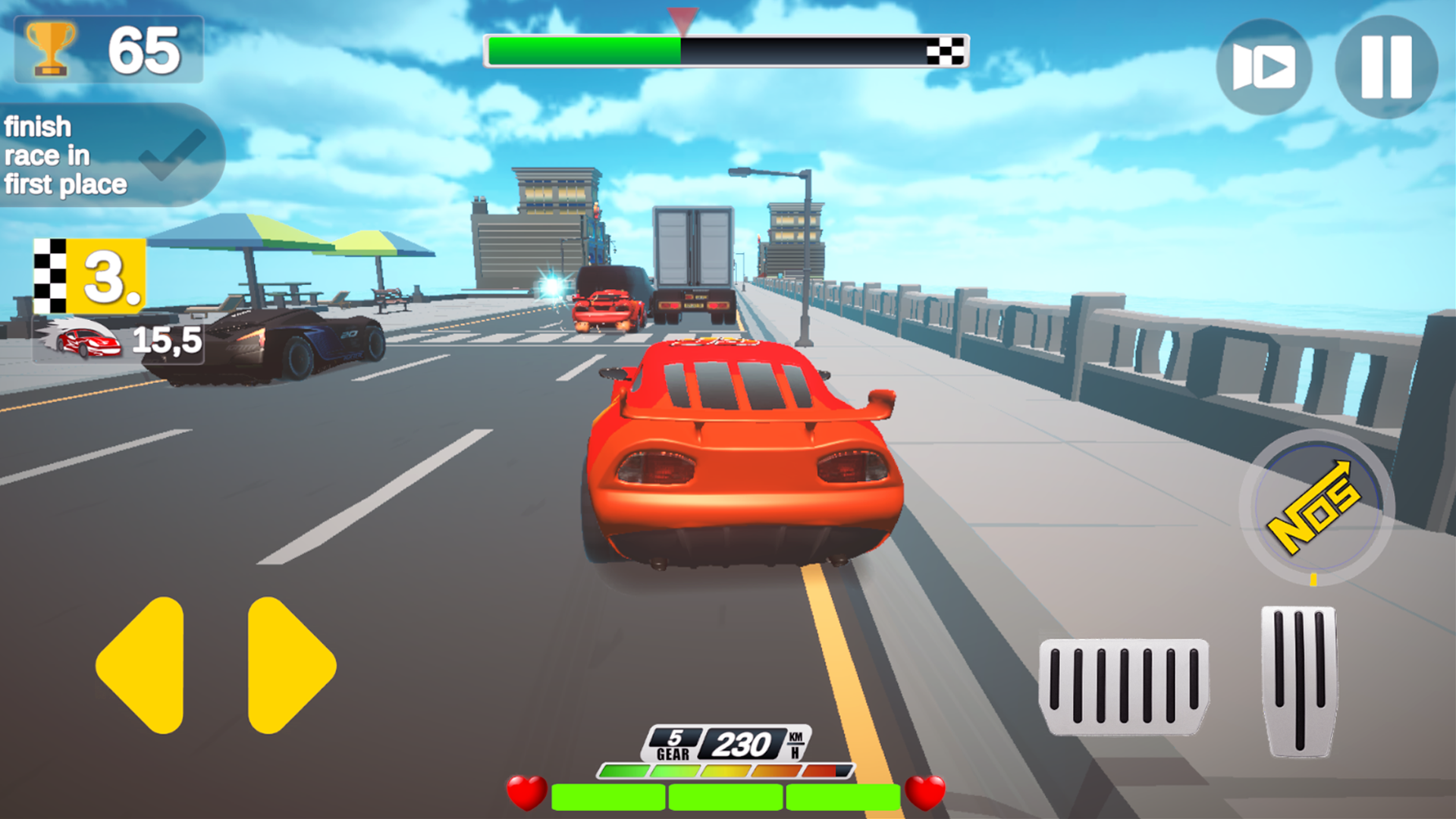 اسکرین شات 4 بازی Super Kids Car Racing