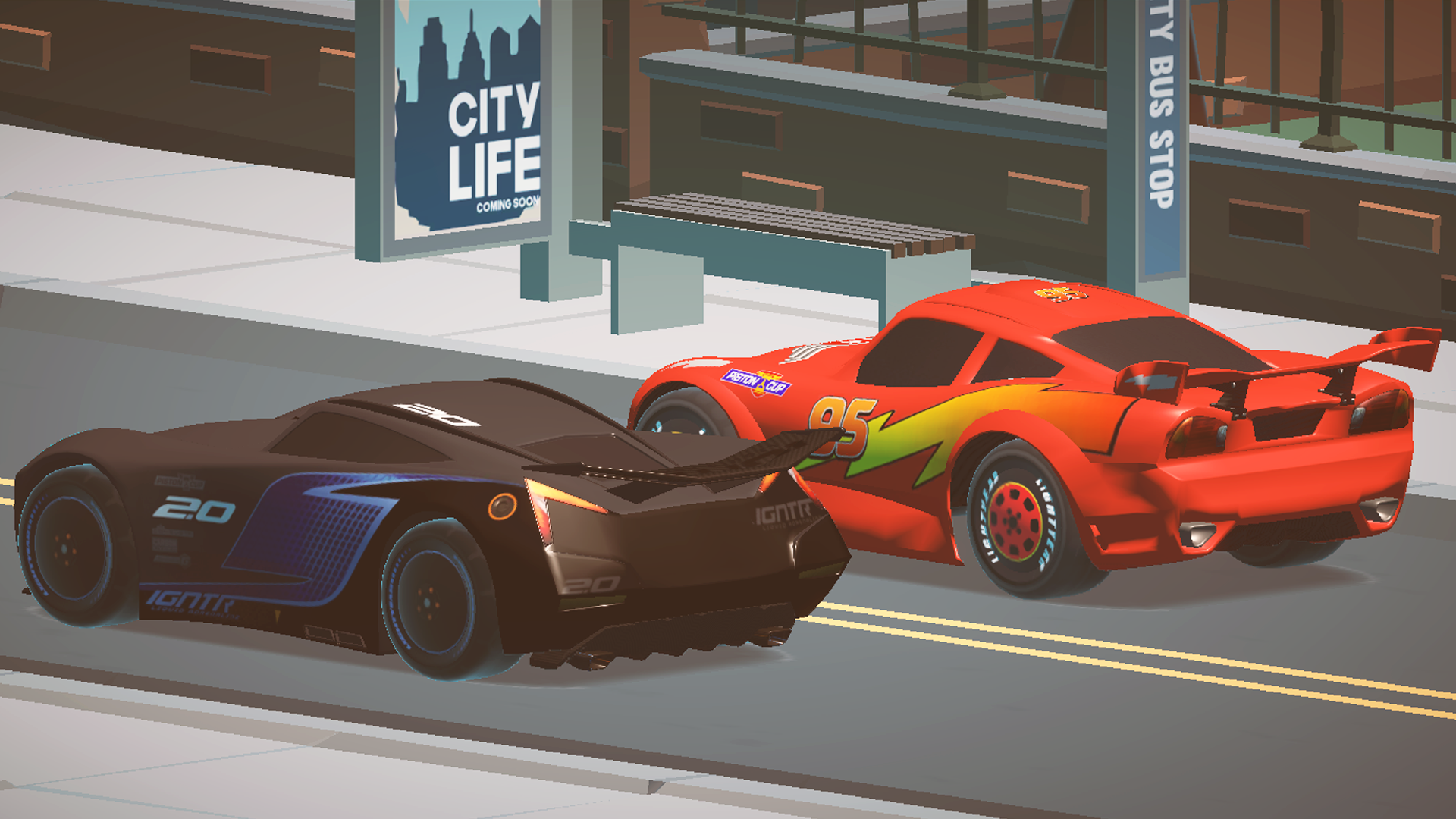 اسکرین شات 1 بازی Super Kids Car Racing