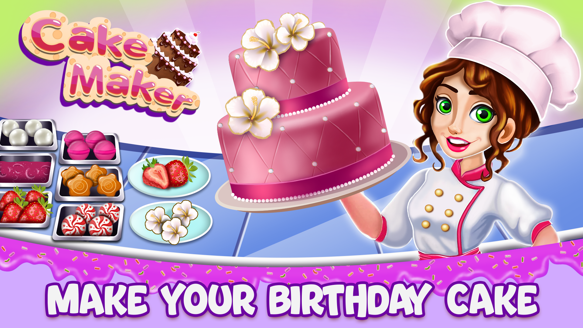 اسکرین شات 2 بازی Sweet Bakery Empire Cake Games