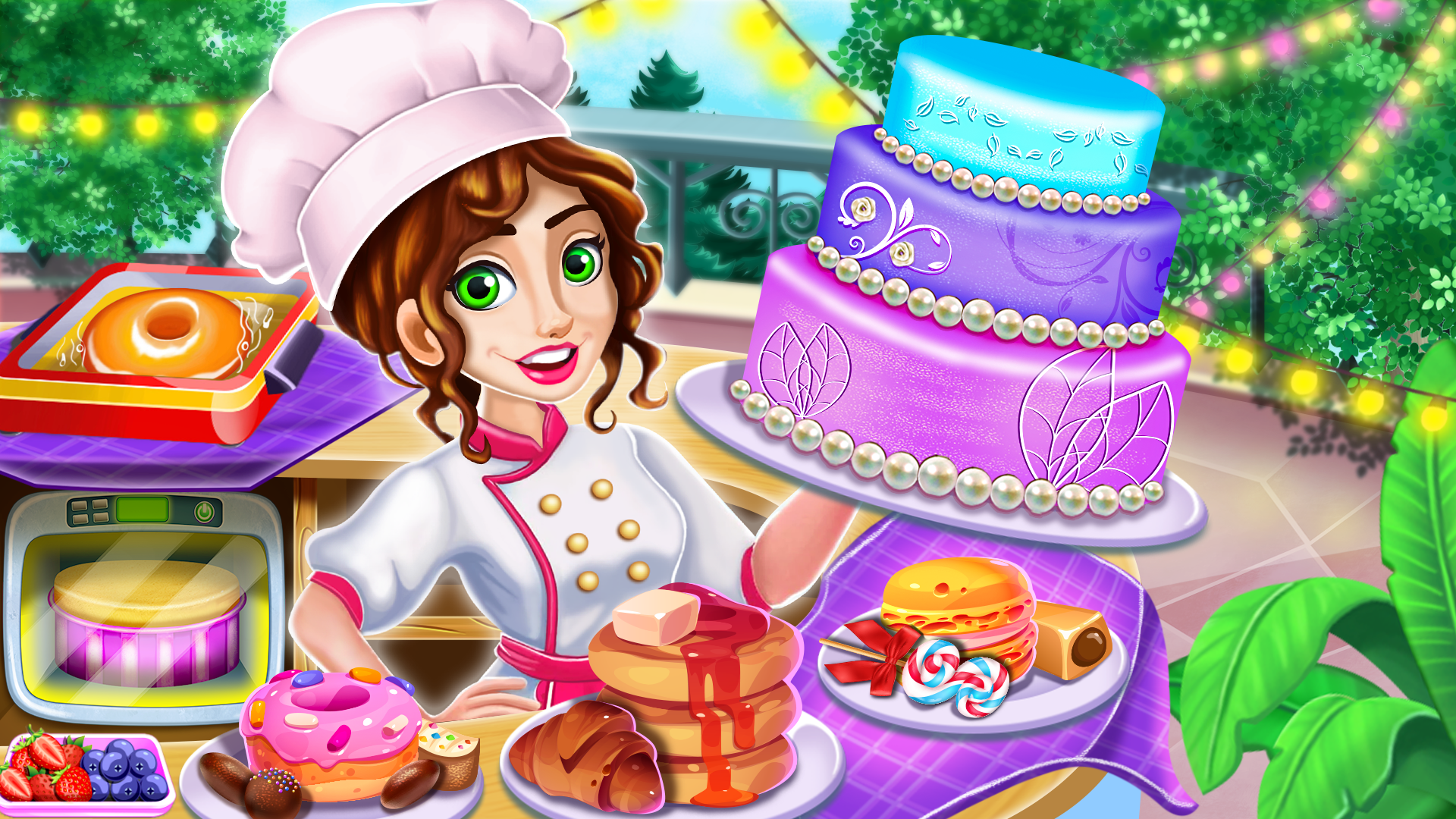 اسکرین شات 1 بازی Sweet Bakery Empire Cake Games