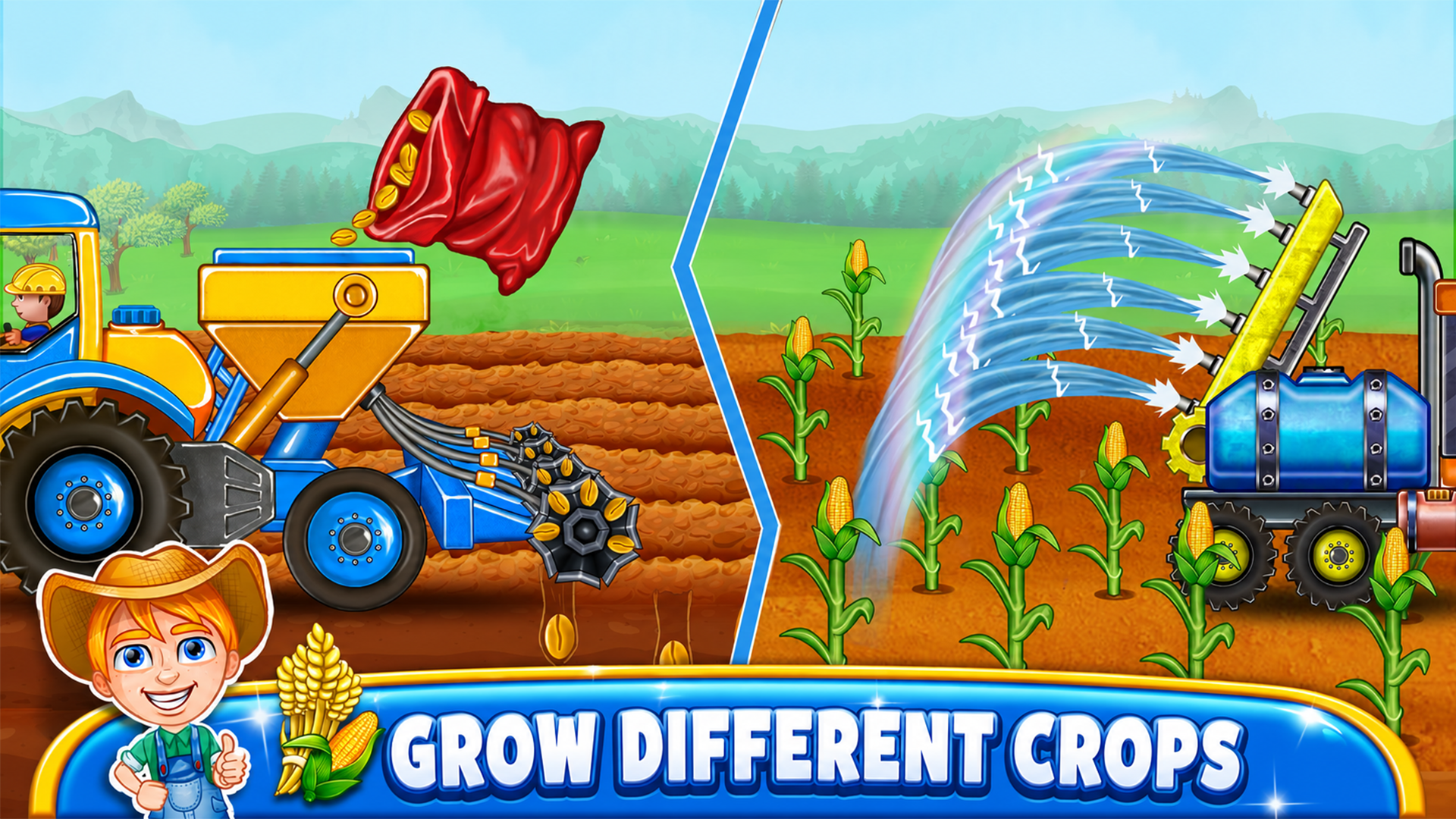 اسکرین شات 3 بازی Tractor Farm Games for Kids