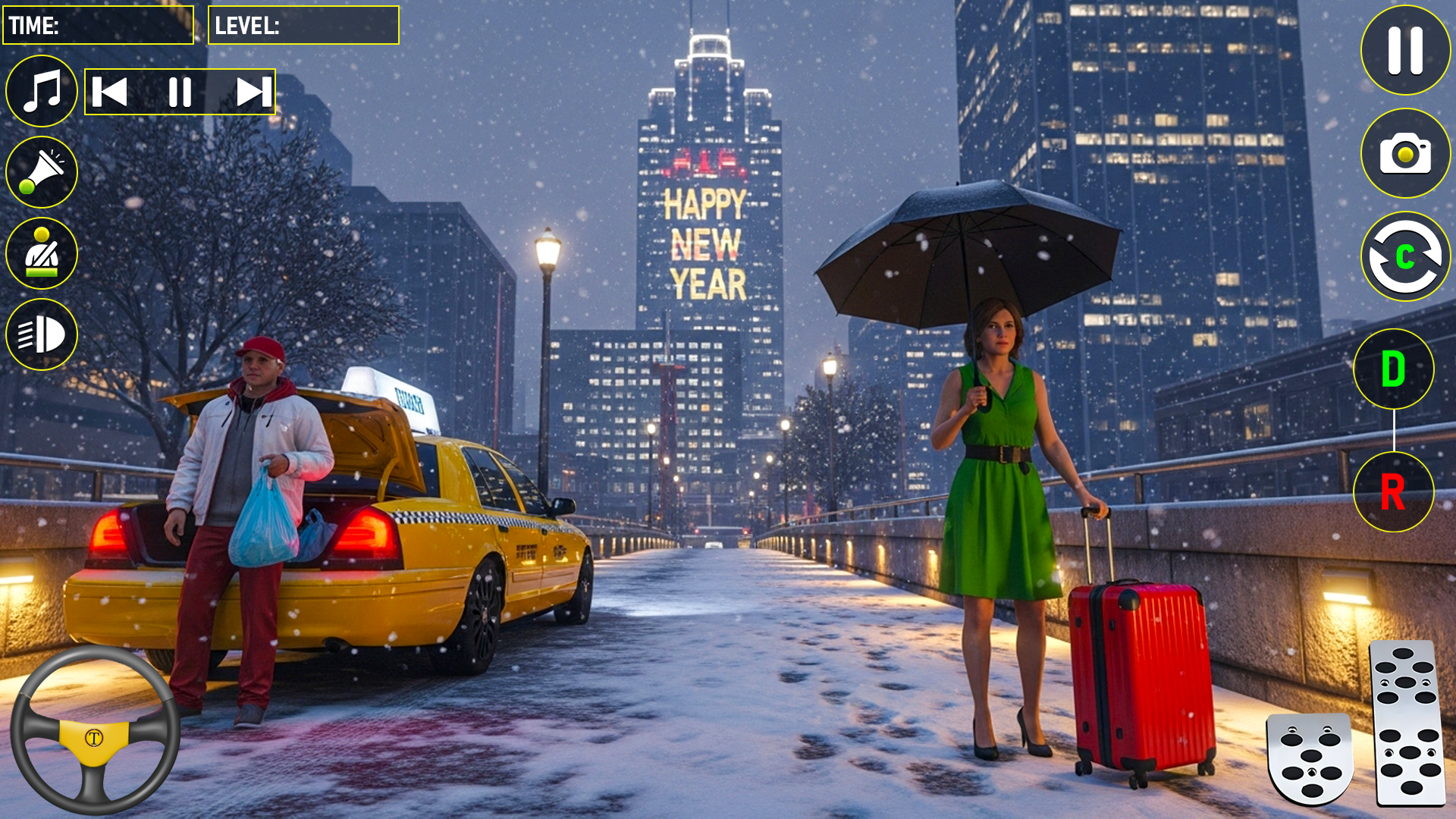 اسکرین شات 5 بازی City Taxi Simulator Car Drive