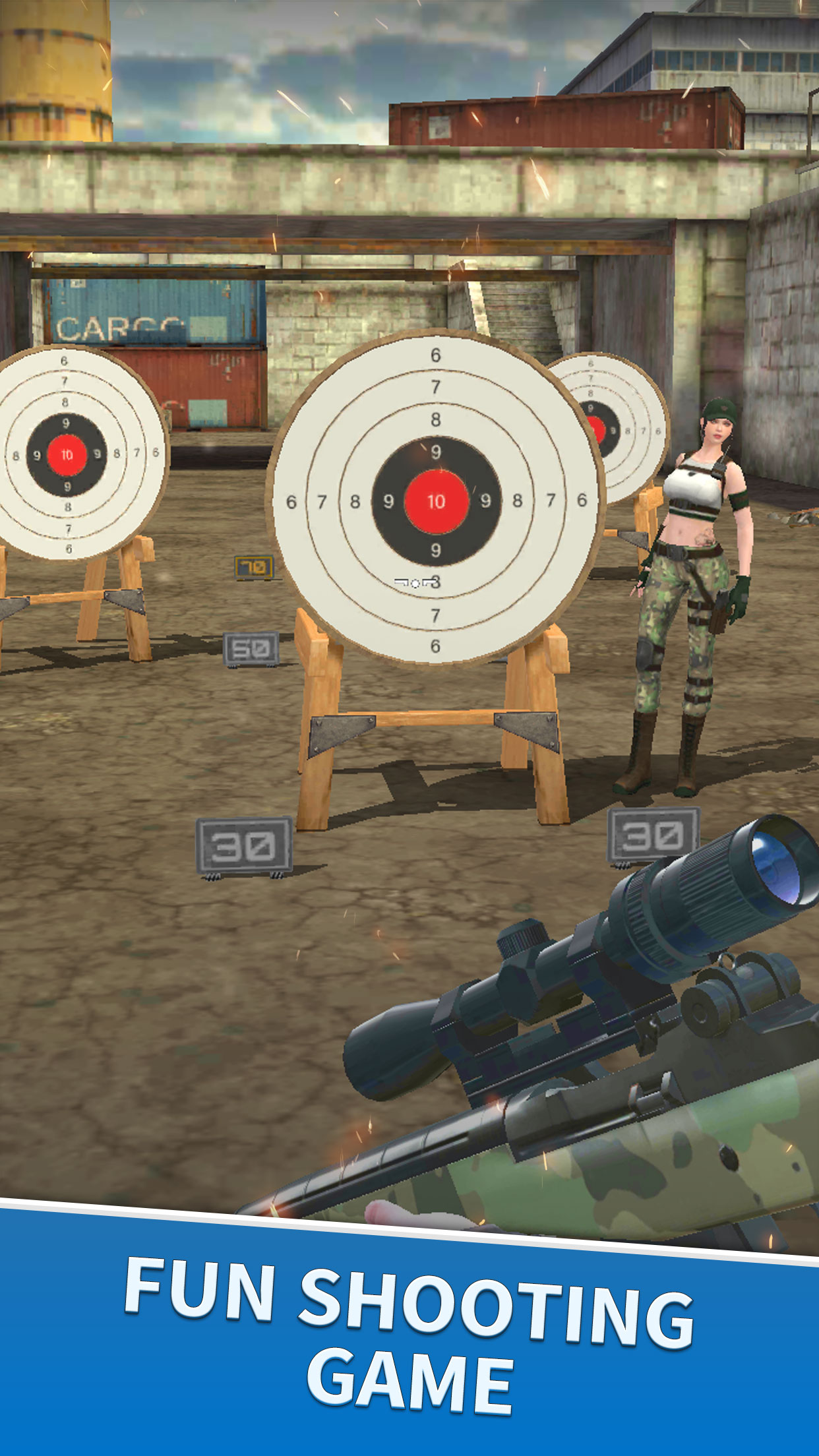 اسکرین شات 4 بازی Sniper Range - Gun Simulator