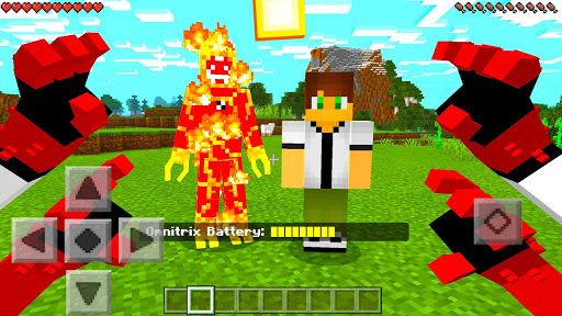 اسکرین شات 2 برنامه Mod Ben Alien 10 For Minecraft PE Addon Skins 2021