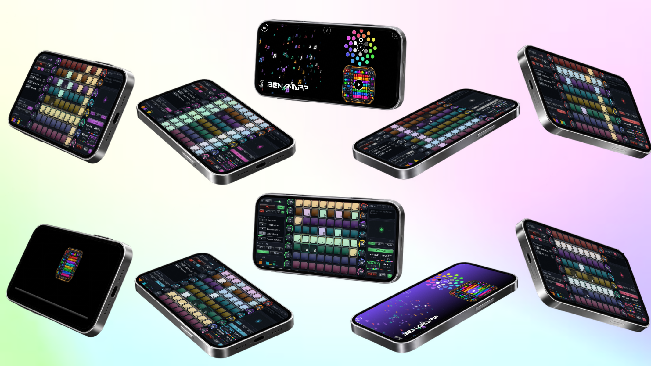 اسکرین شات 4 برنامه PadVibe: Drum Pad Beat Maker