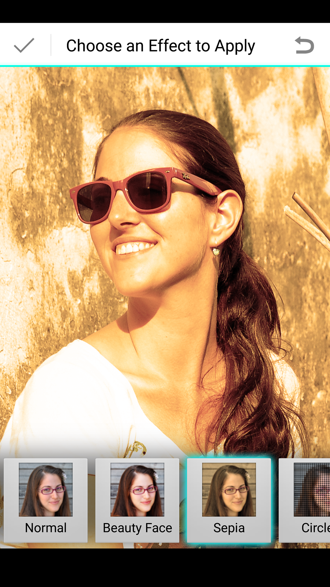 اسکرین شات 4 برنامه Selfish - Selfie Camera