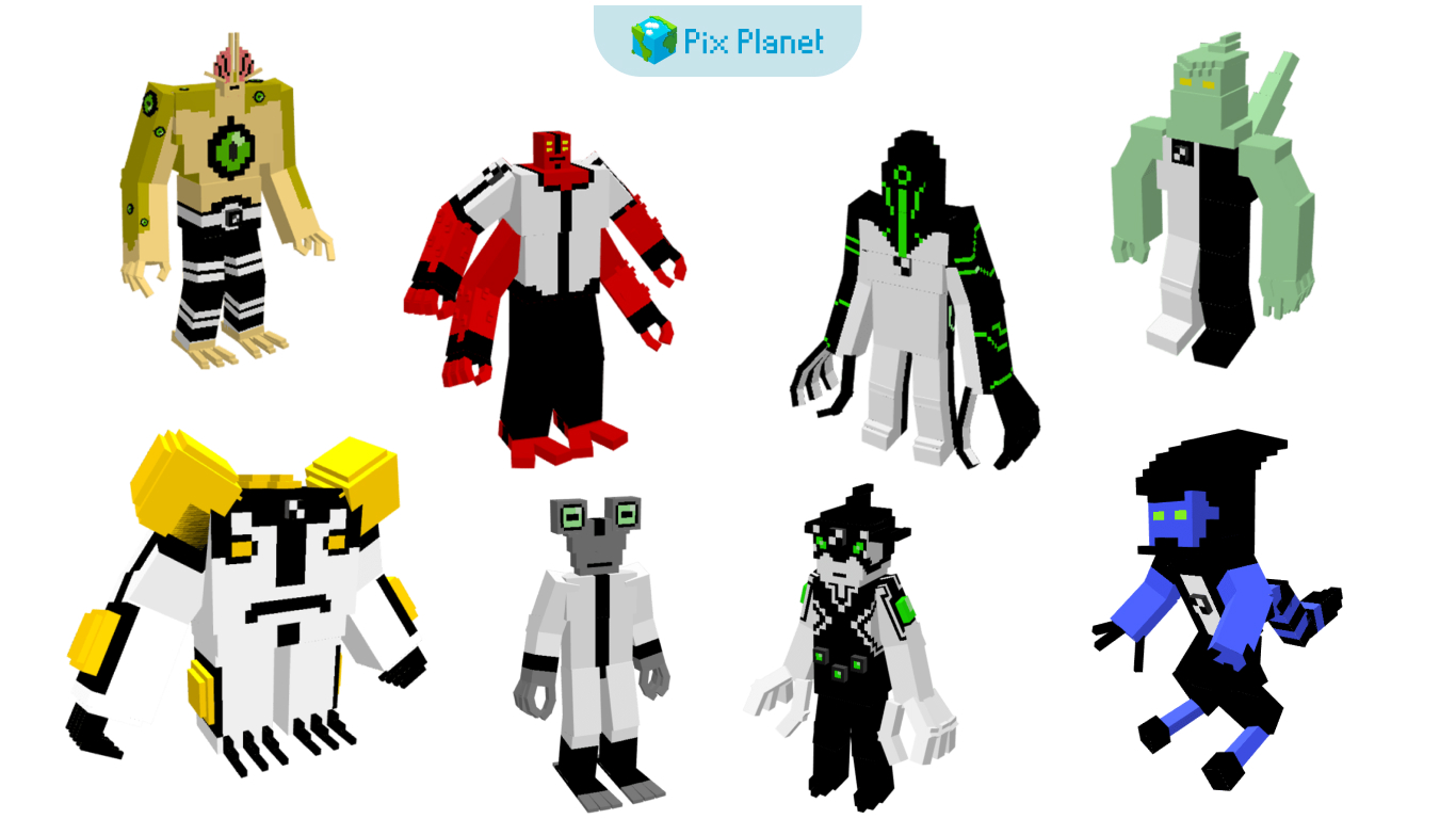 اسکرین شات 4 برنامه Ben10 mod for Minecraft PE