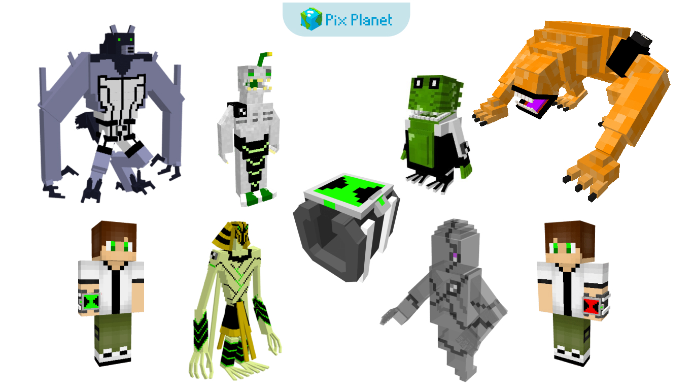 اسکرین شات 1 برنامه Ben10 mod for Minecraft PE
