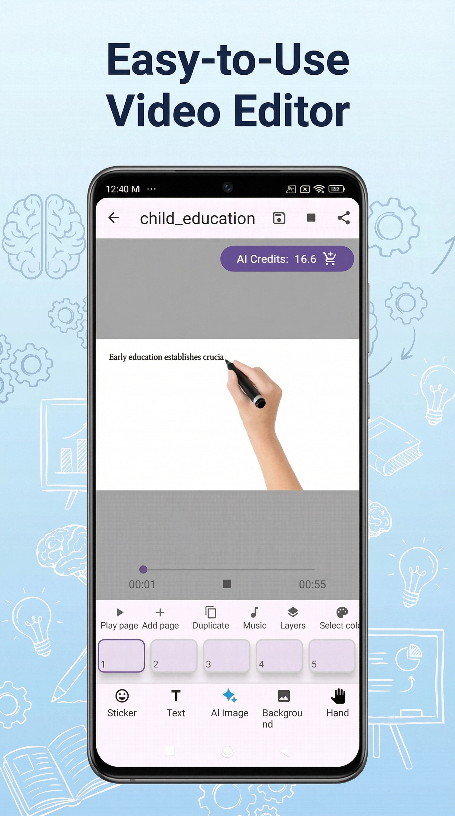 اسکرین شات 4 برنامه Benime: AI Whiteboard Maker