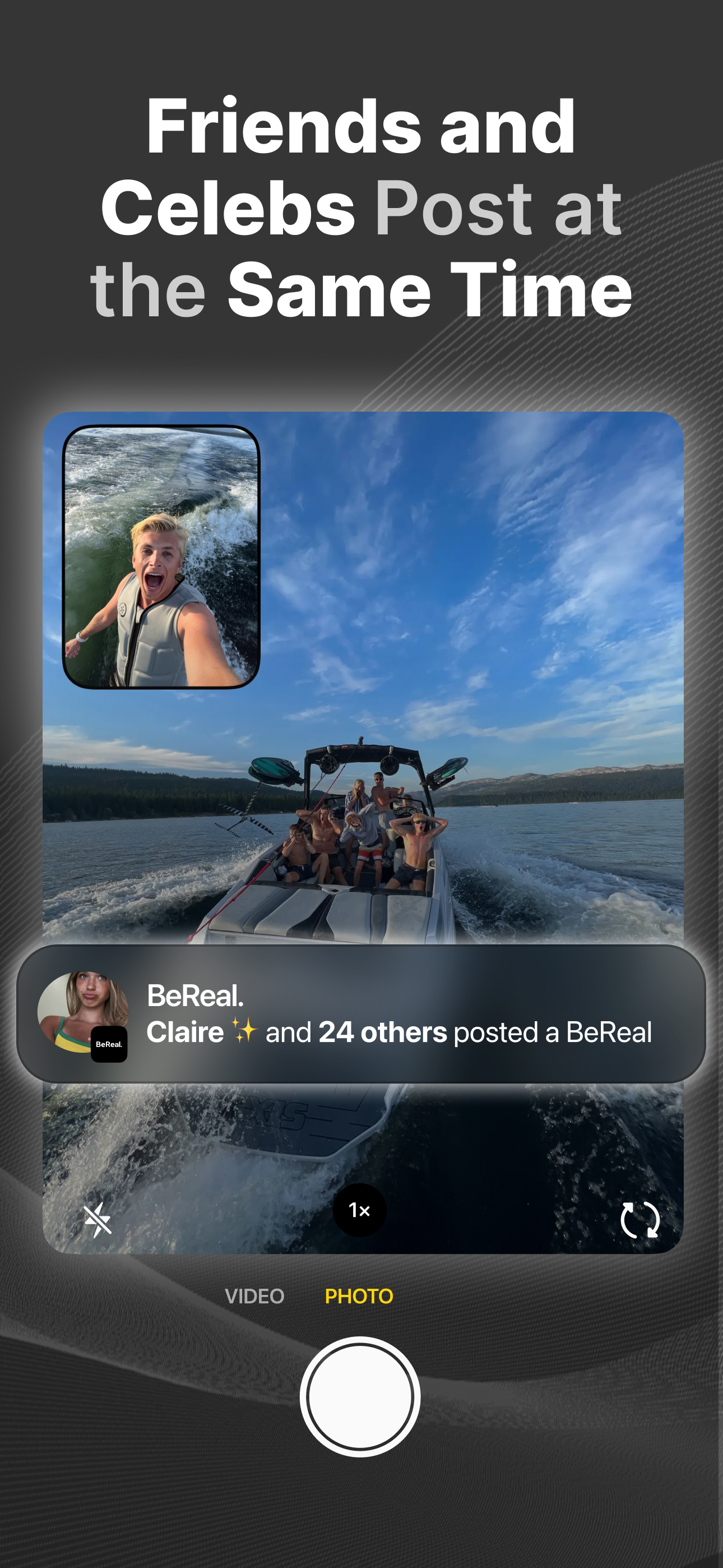 اسکرین شات 3 برنامه BeReal. Your friends for real.
