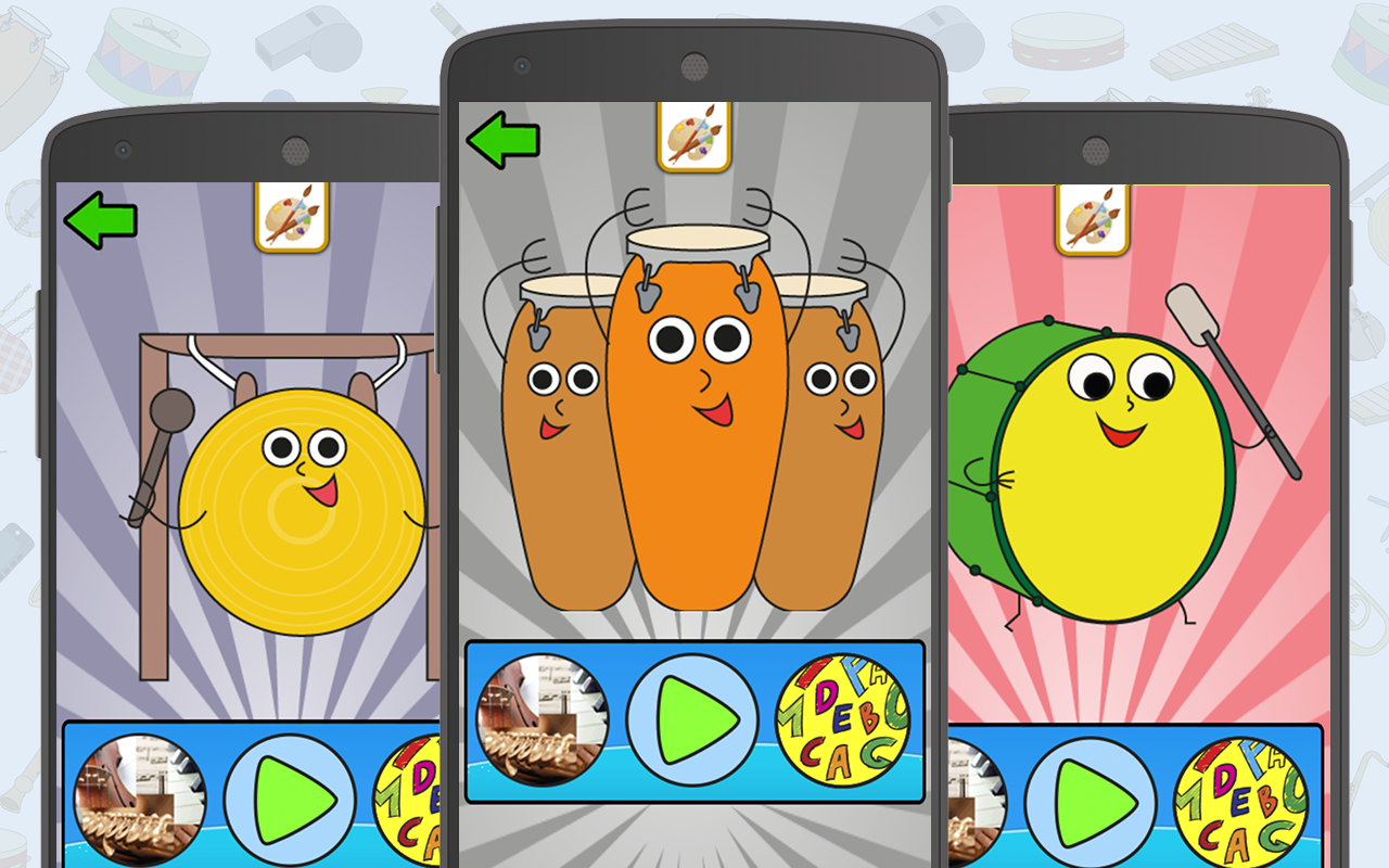 اسکرین شات 8 بازی Musical Instruments for Kids