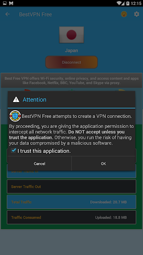 اسکرین شات 6 برنامه YourVPN - Best Free VPN - Unlimited and Secure VPN