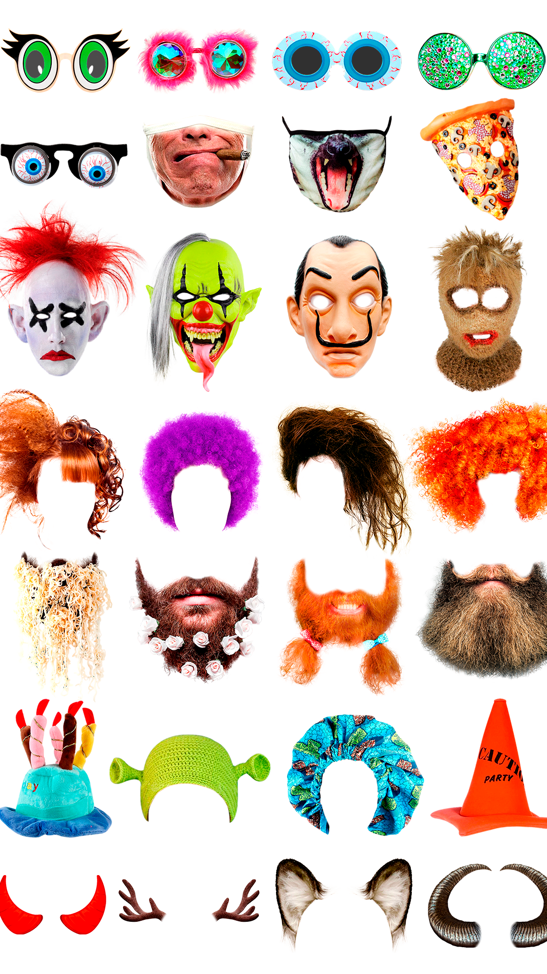 اسکرین شات 6 برنامه Funny Face Photo Editor