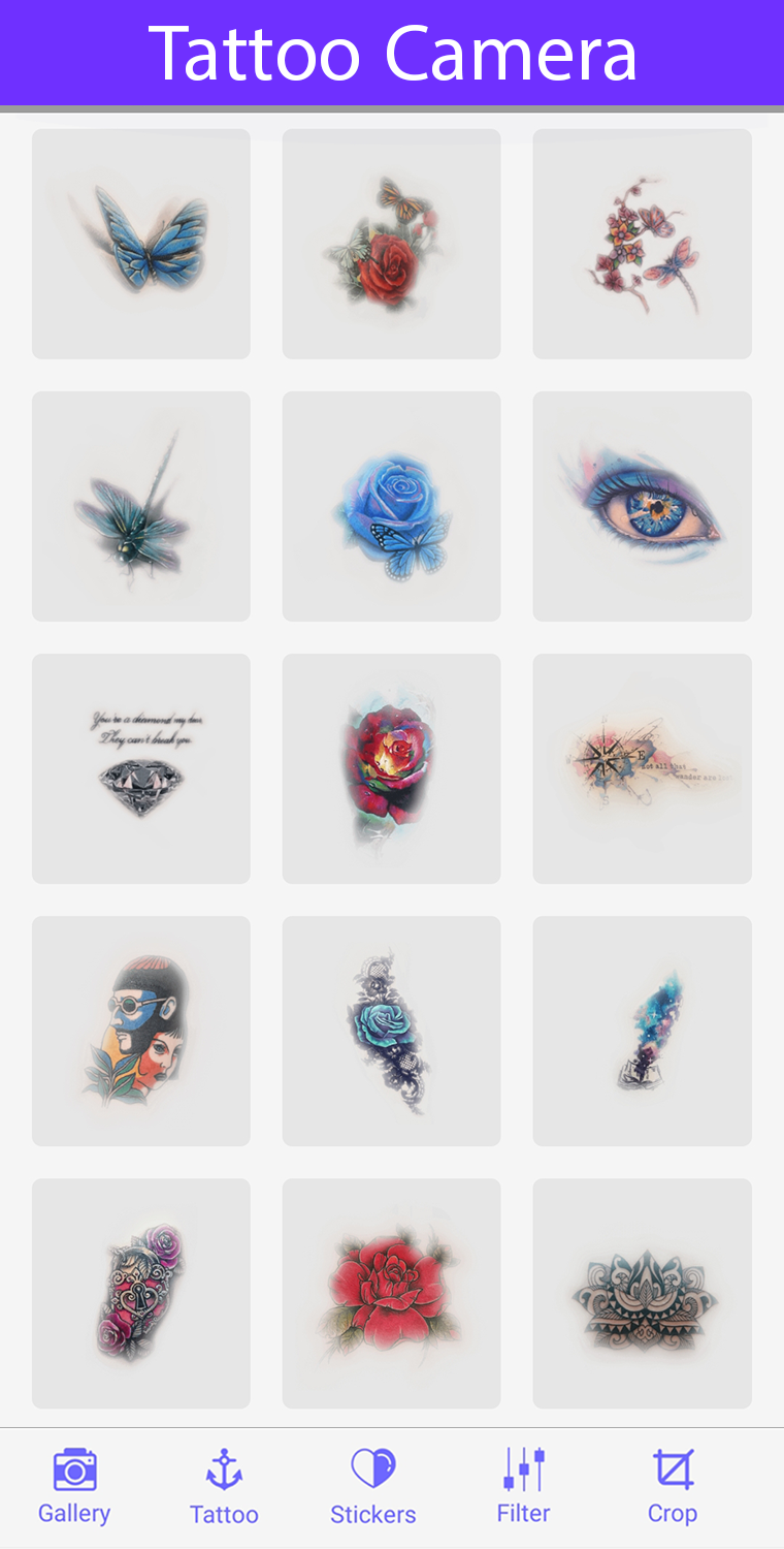 اسکرین شات 3 برنامه Tattoo Photo Editor