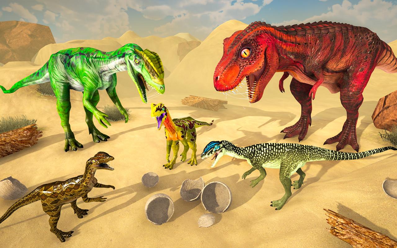 اسکرین شات 6 بازی Dinosaur Games Simulator Dino Attack 3D