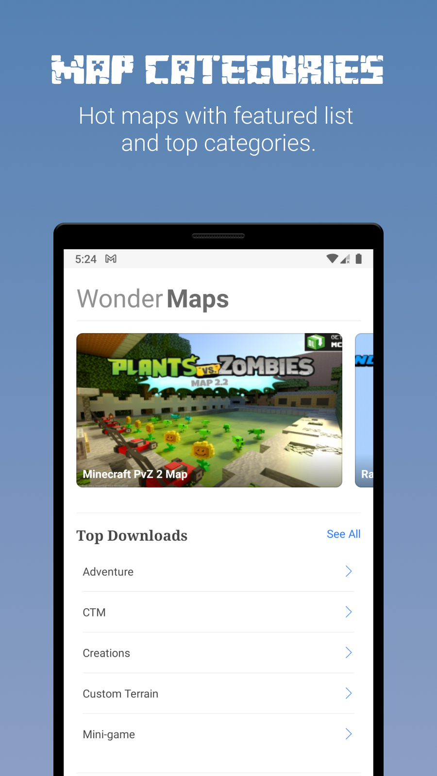 اسکرین شات 2 برنامه Master Maps For Minecraft PE