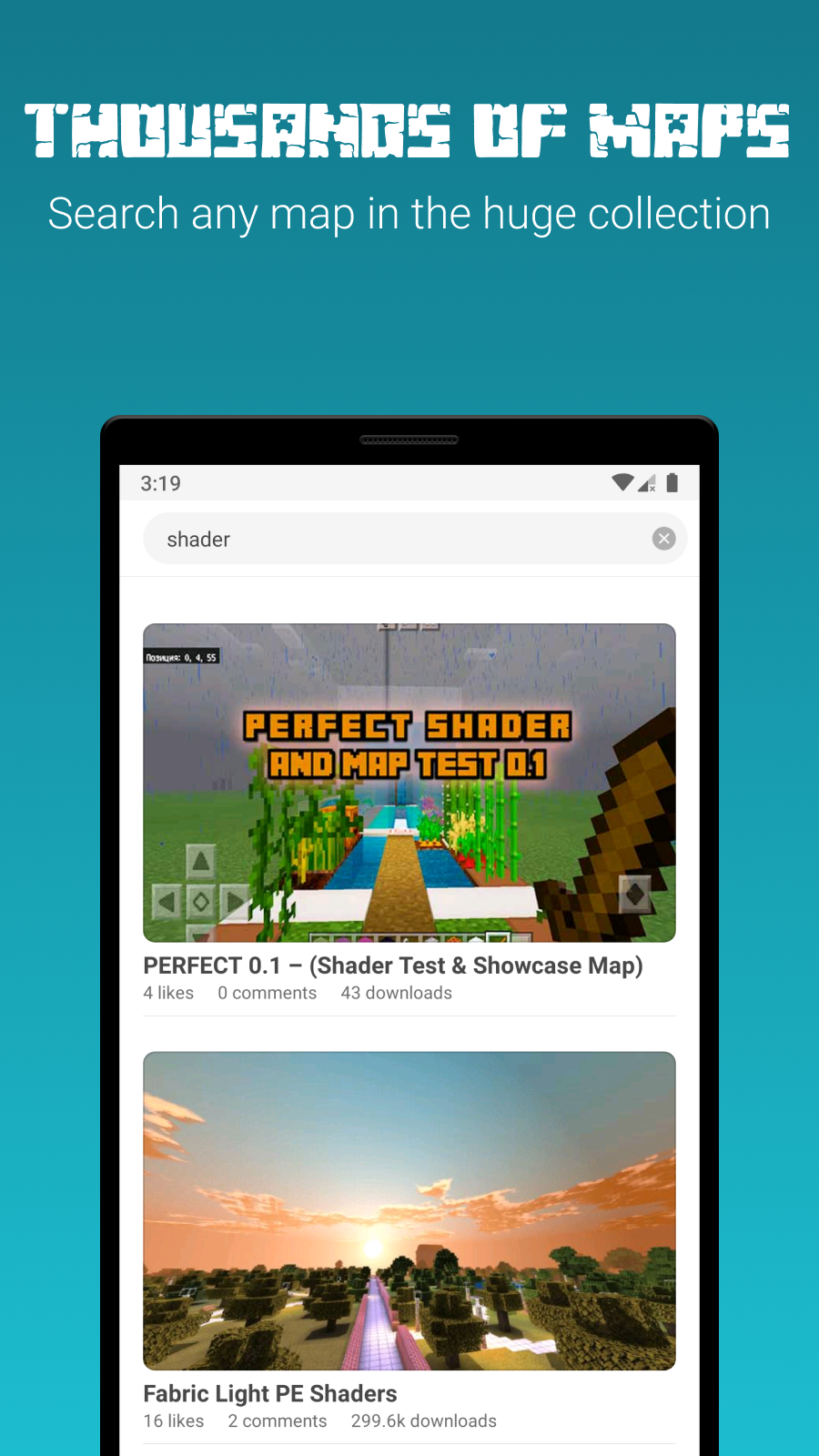 اسکرین شات 3 برنامه Master Maps For Minecraft PE