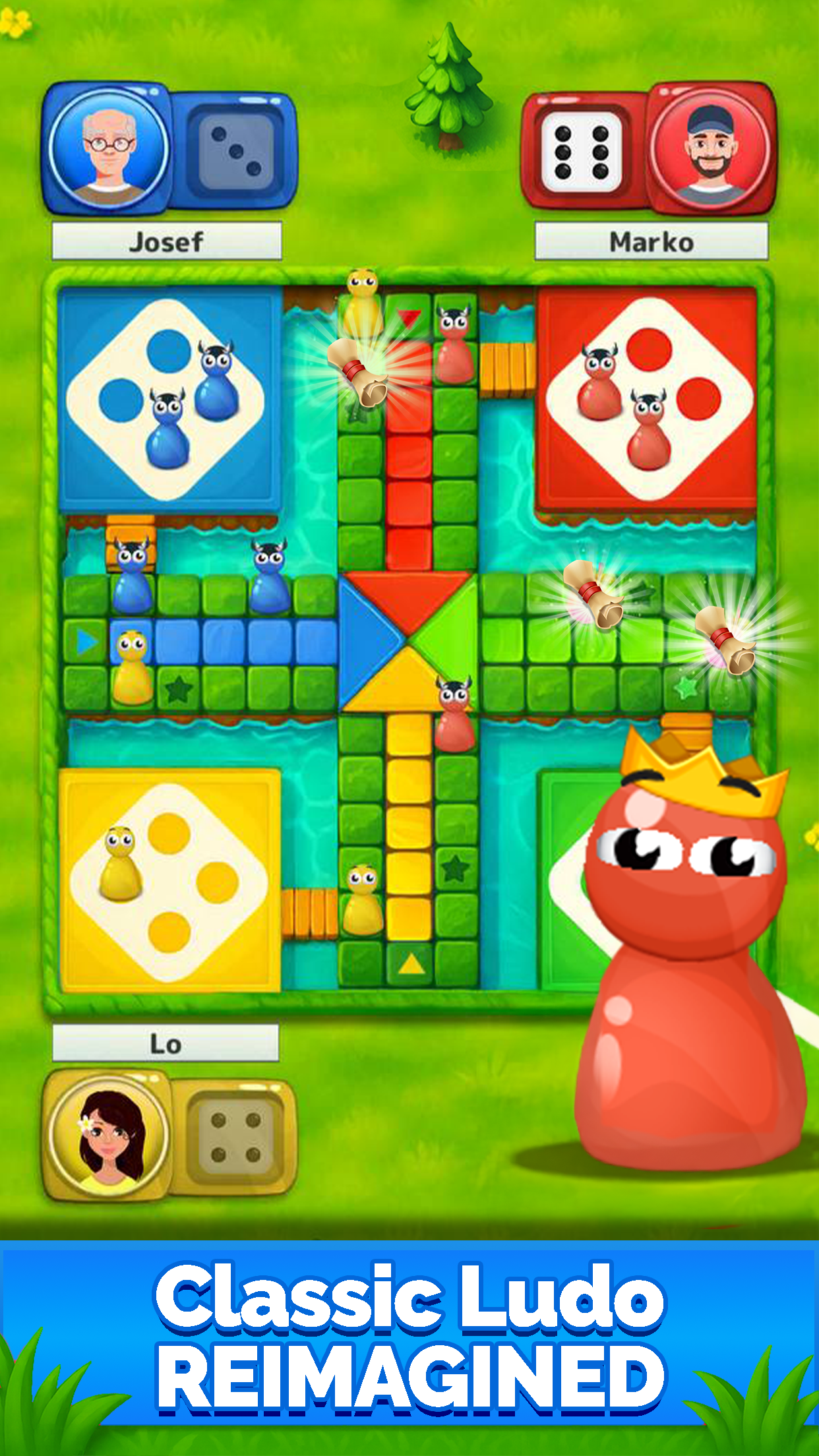 اسکرین شات 3 بازی Ludo Quest: Parchis Trouble