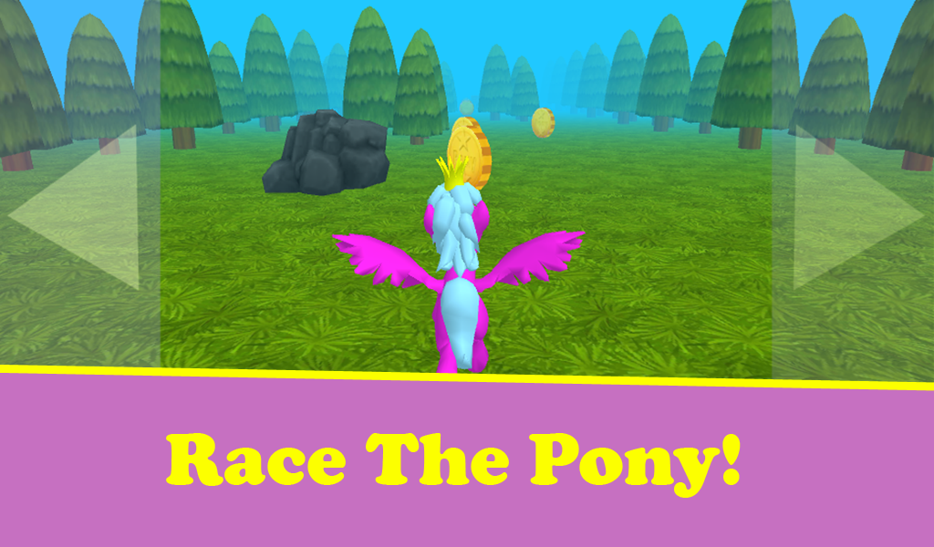 اسکرین شات 3 بازی Running Pony 3D: Little Race