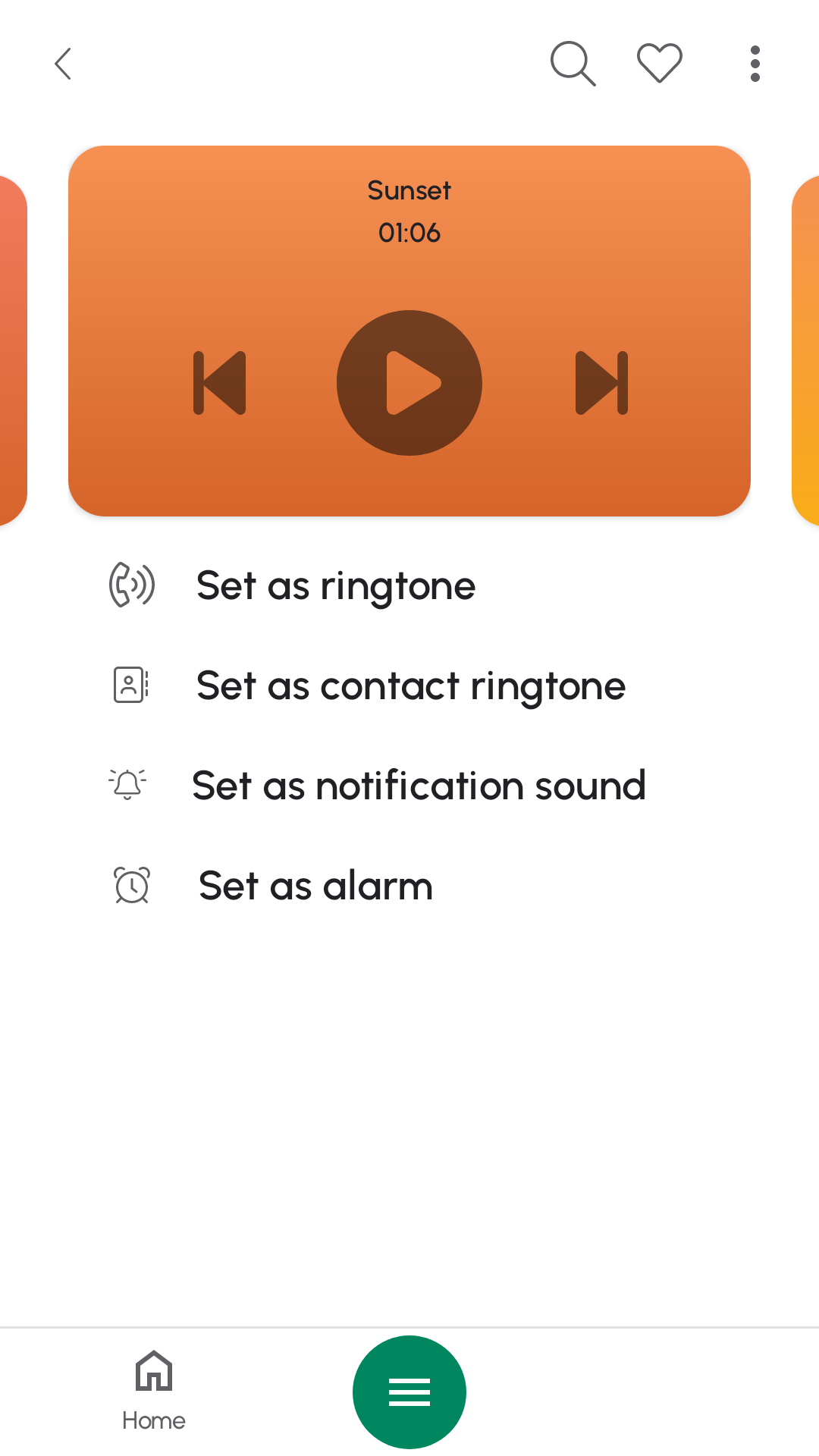 اسکرین شات 7 برنامه Ringtones for Android™