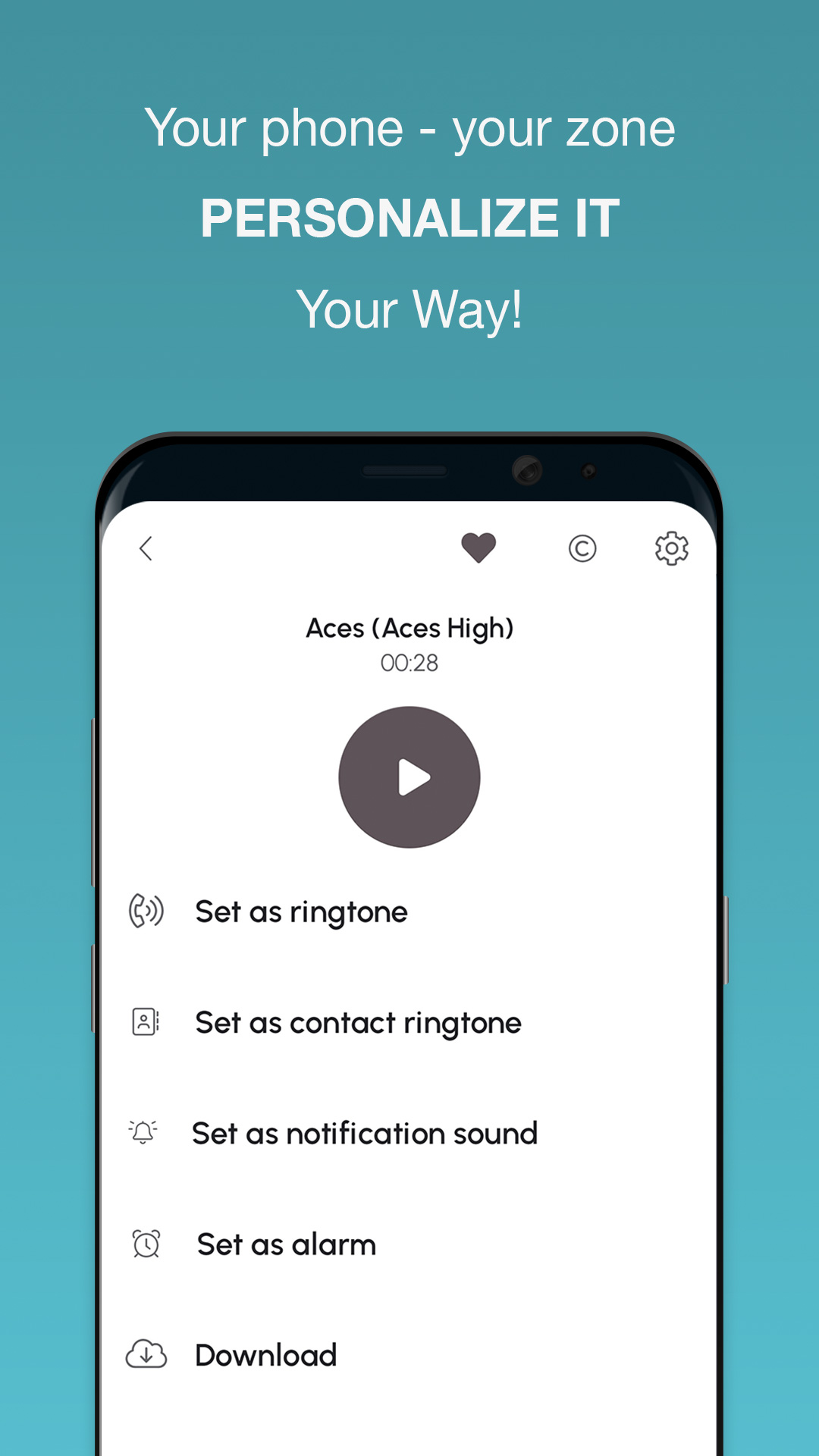 اسکرین شات 3 برنامه Loud Phone Ringtones