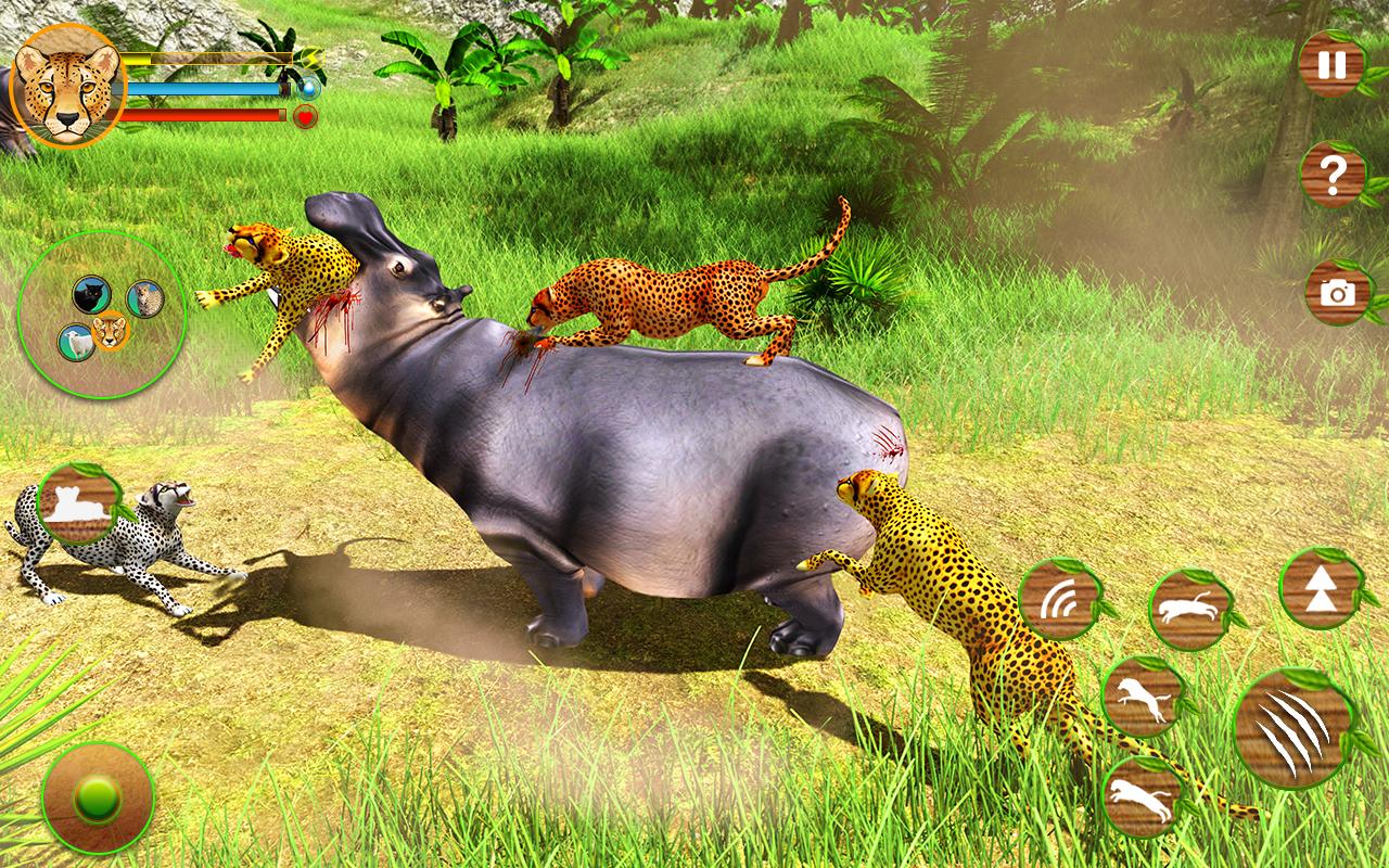 اسکرین شات 2 بازی Cheetah Attack Simulator 3D Game Cheetah Simulator