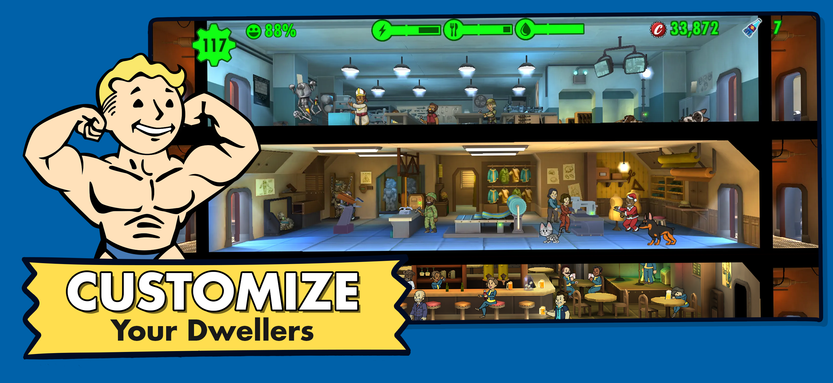 اسکرین شات 4 بازی Fallout Shelter