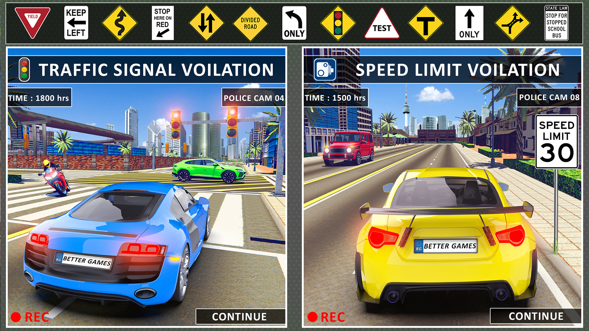 اسکرین شات 8 بازی City Driving School Car Games