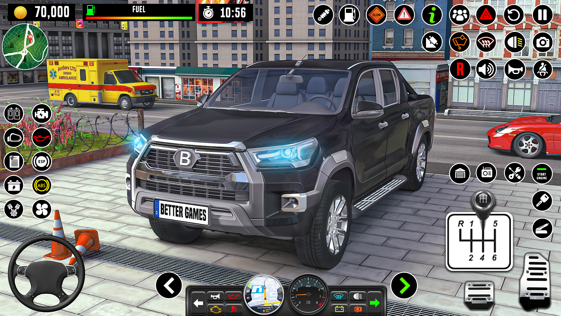 اسکرین شات 1 بازی City Driving School Car Games