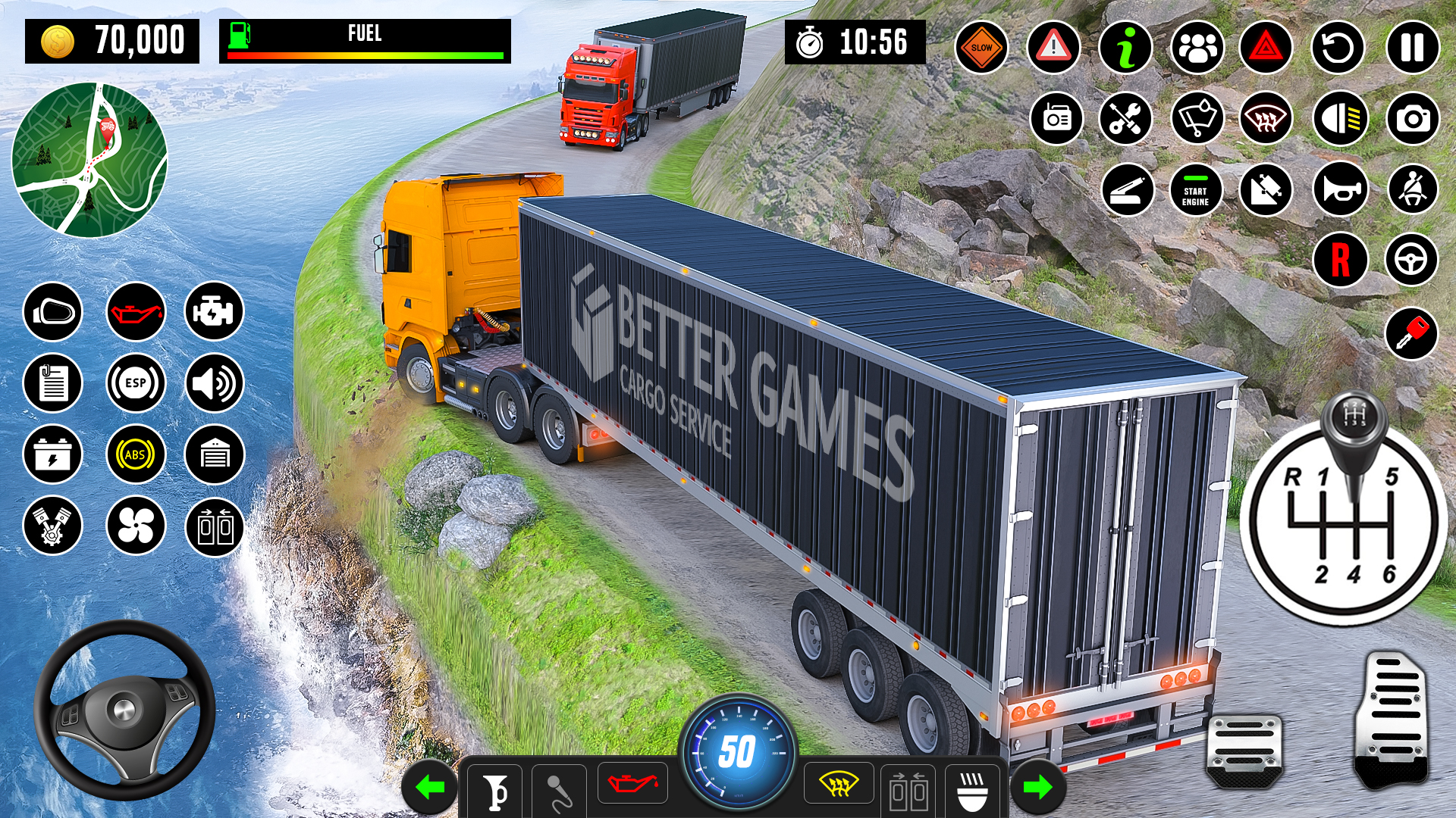اسکرین شات 2 بازی Truck Games - Driving School