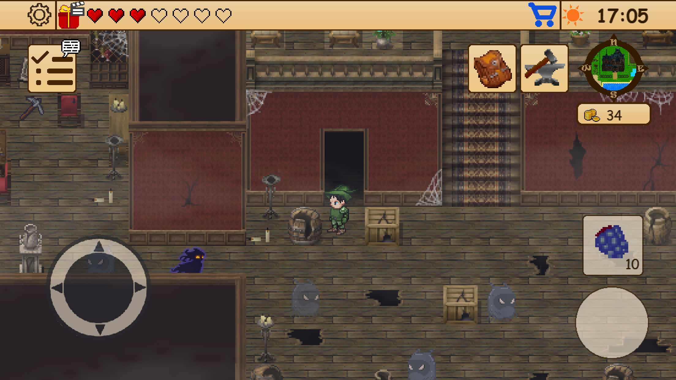 اسکرین شات 3 بازی Survival RPG 4: Haunted Manor