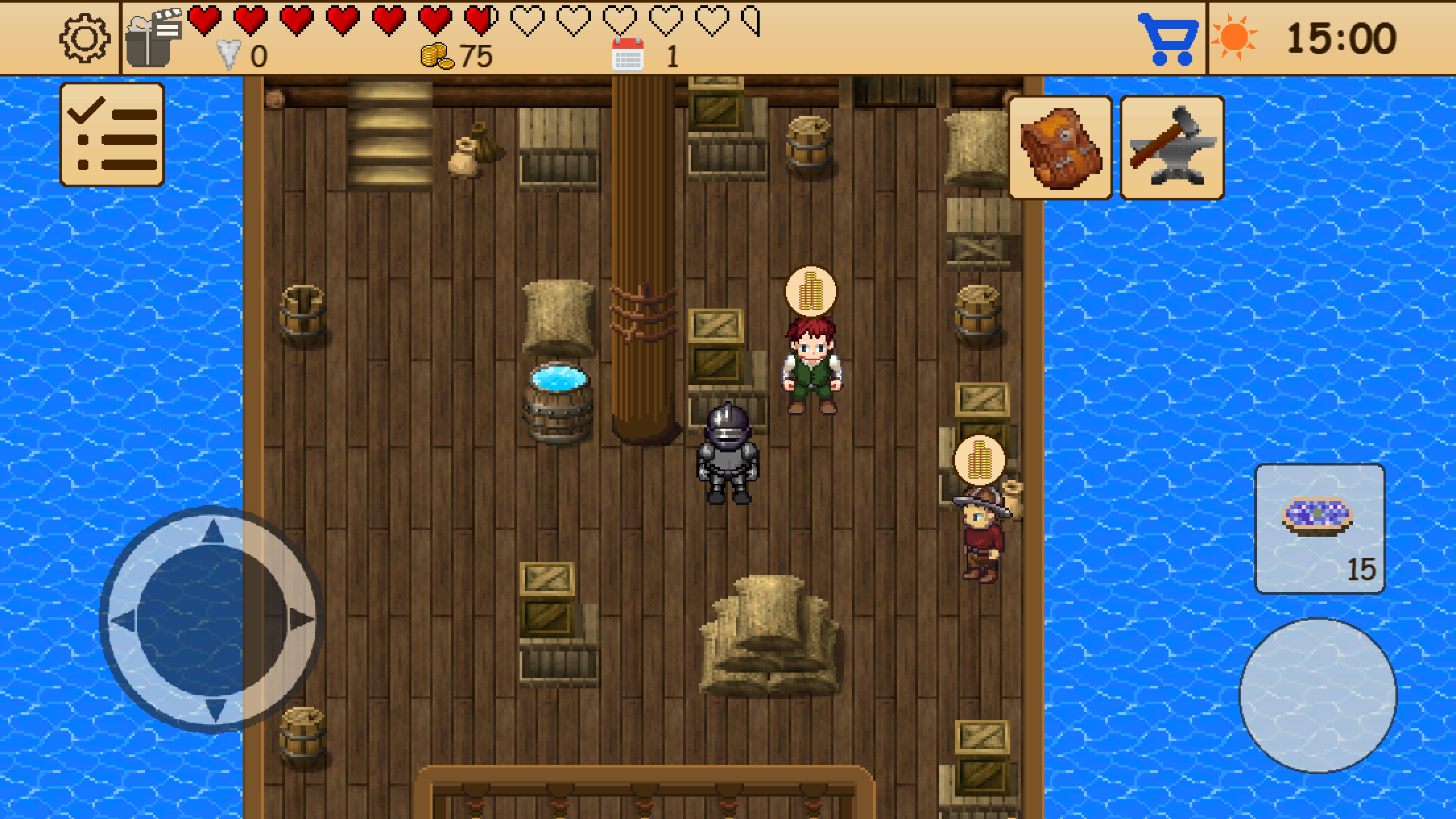 اسکرین شات 2 بازی Survival RPG 3:Lost in time 2D